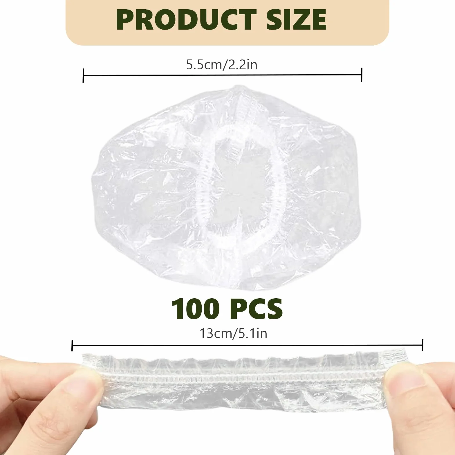Protecteurs d'oreille Jetables Imperméables 100 Pièces pour Douche Bain Spa