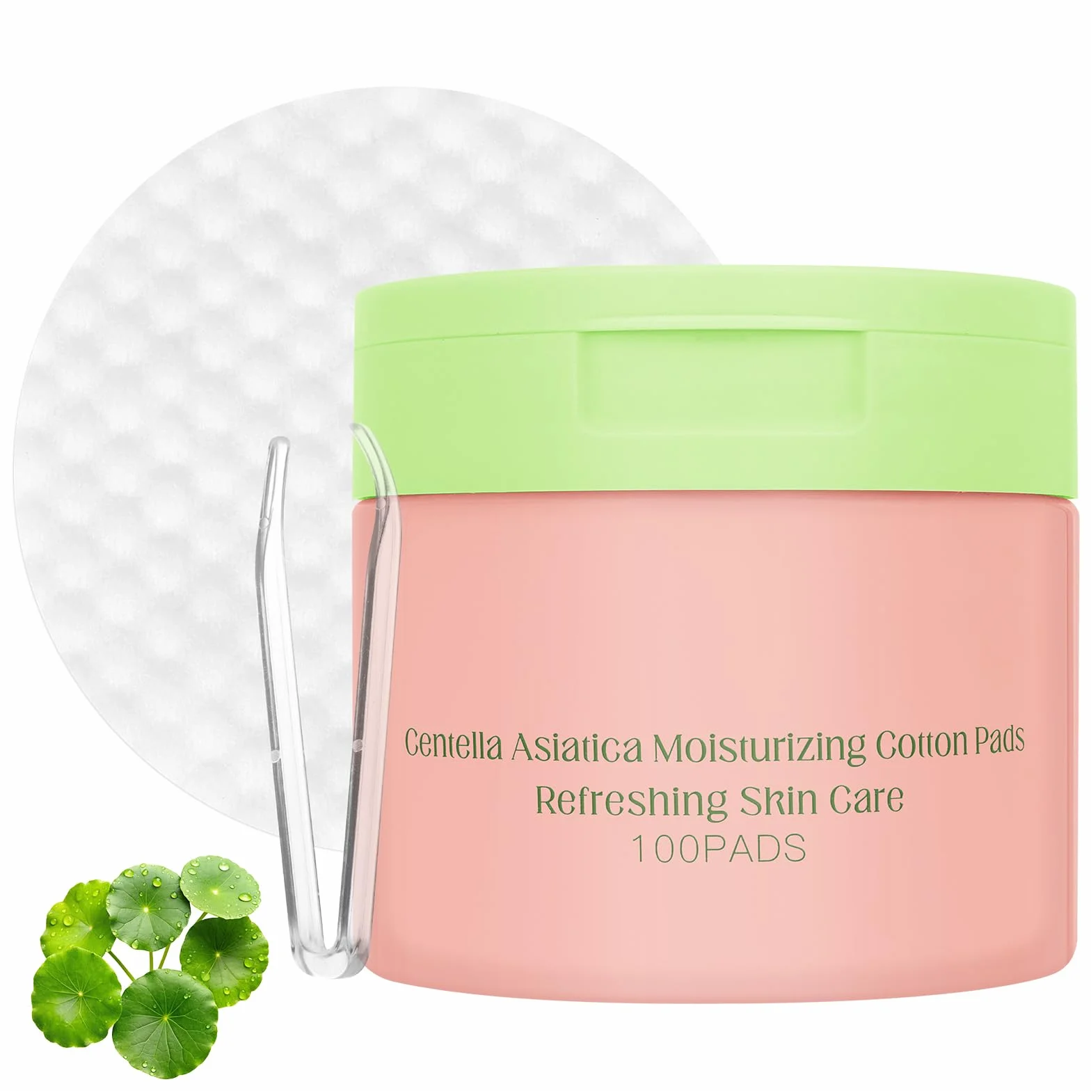 LOPHE Toner Pads Centella 100 pièces, Tampons Exfoliants Niacinamide, Correcteur Taches Sombres