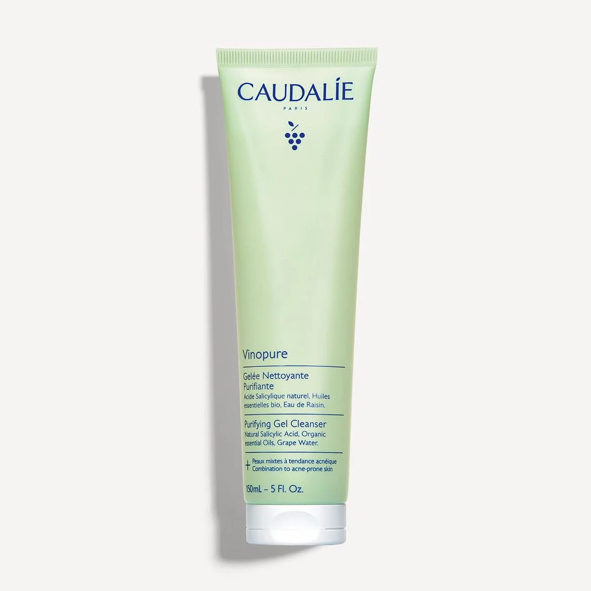 Caudalie Vinopure Gel Nettoyant Clarifiant Acide Salicylique 150 ml
