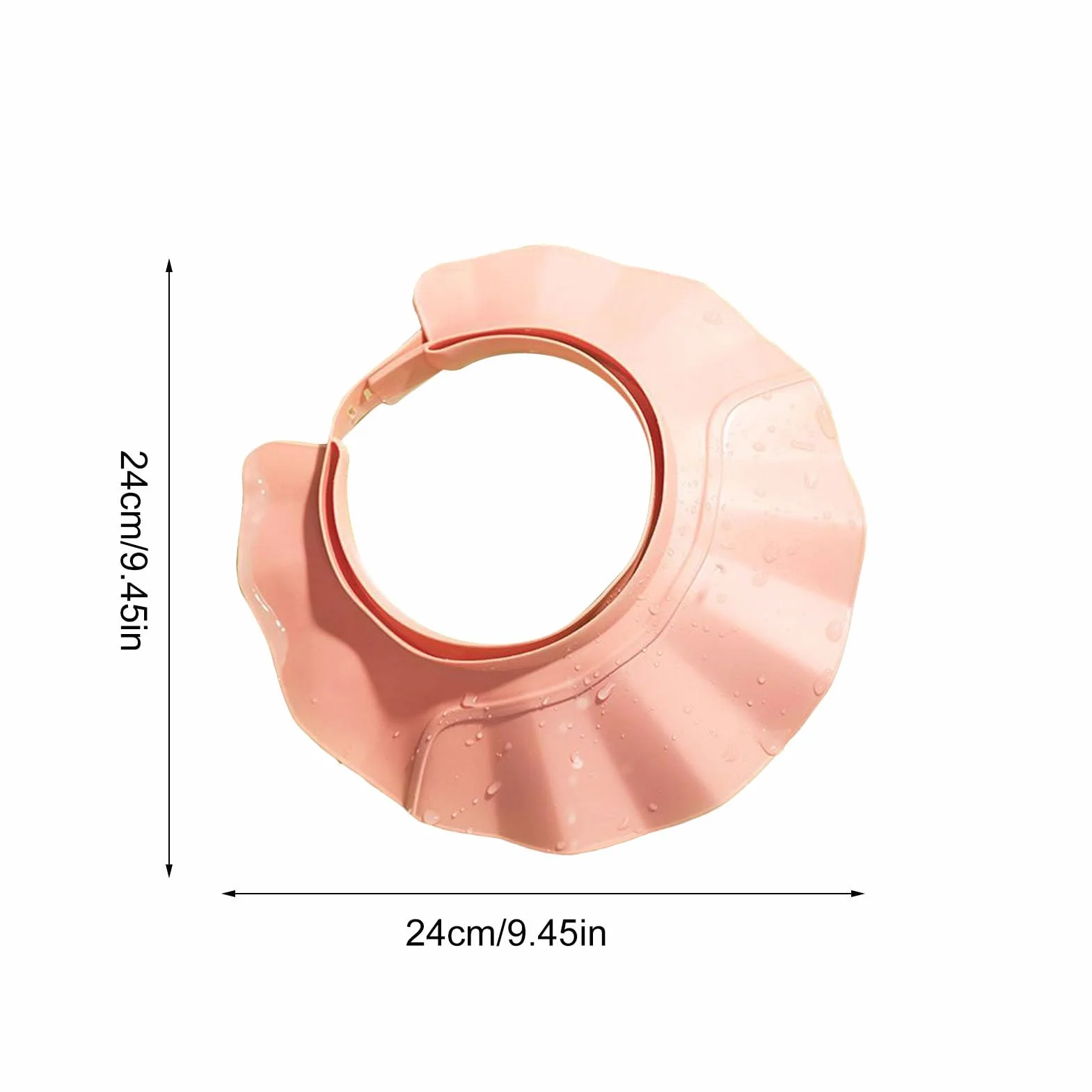 Visière De Douche Ajustable Protection Tête Yeux Oreilles Bonnet De Bain Bébés Adultes
