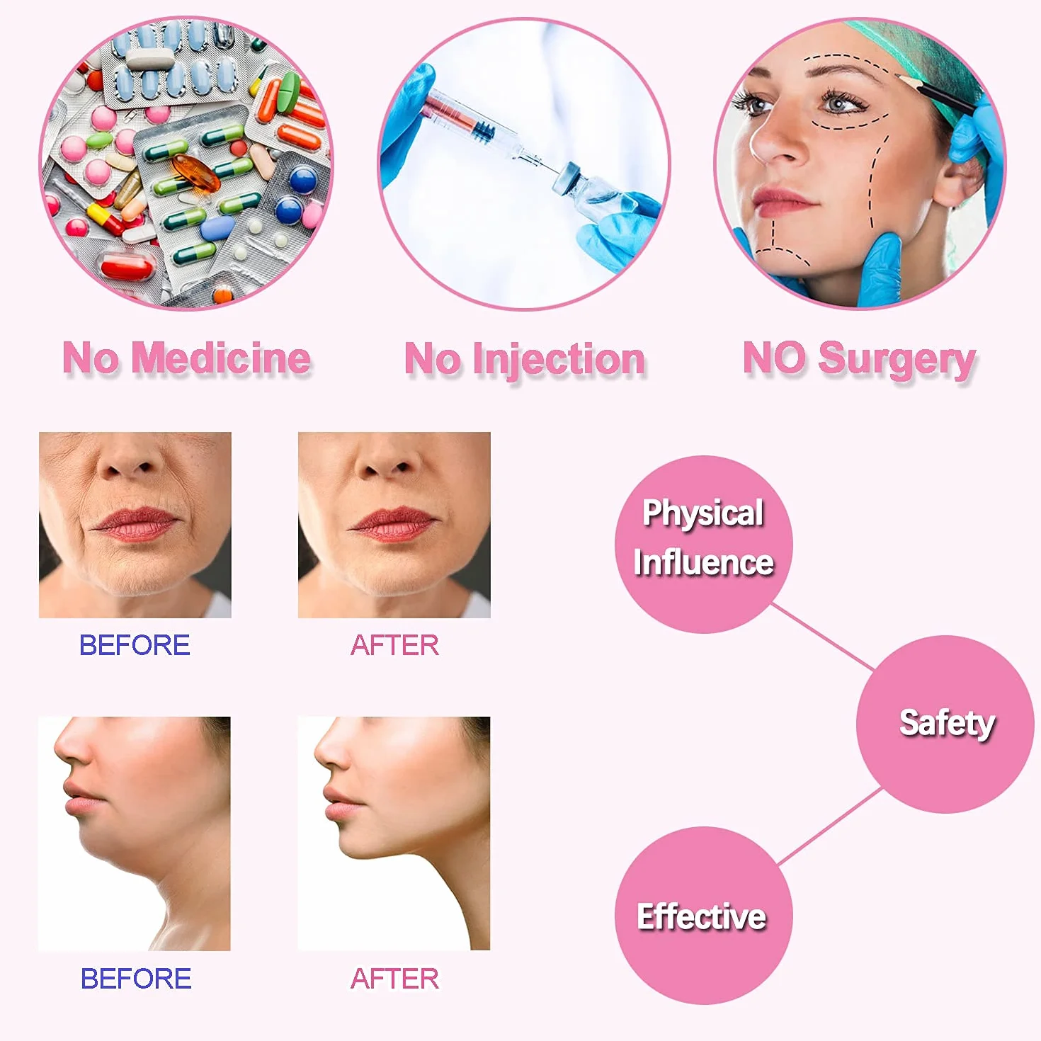 Réducteur de double menton, sangle amincissante pour le visage, masque de levage en V, ceinture de levage réutilisable en forme de visage pour femme, raffermit la peau et empêche l'affaissement