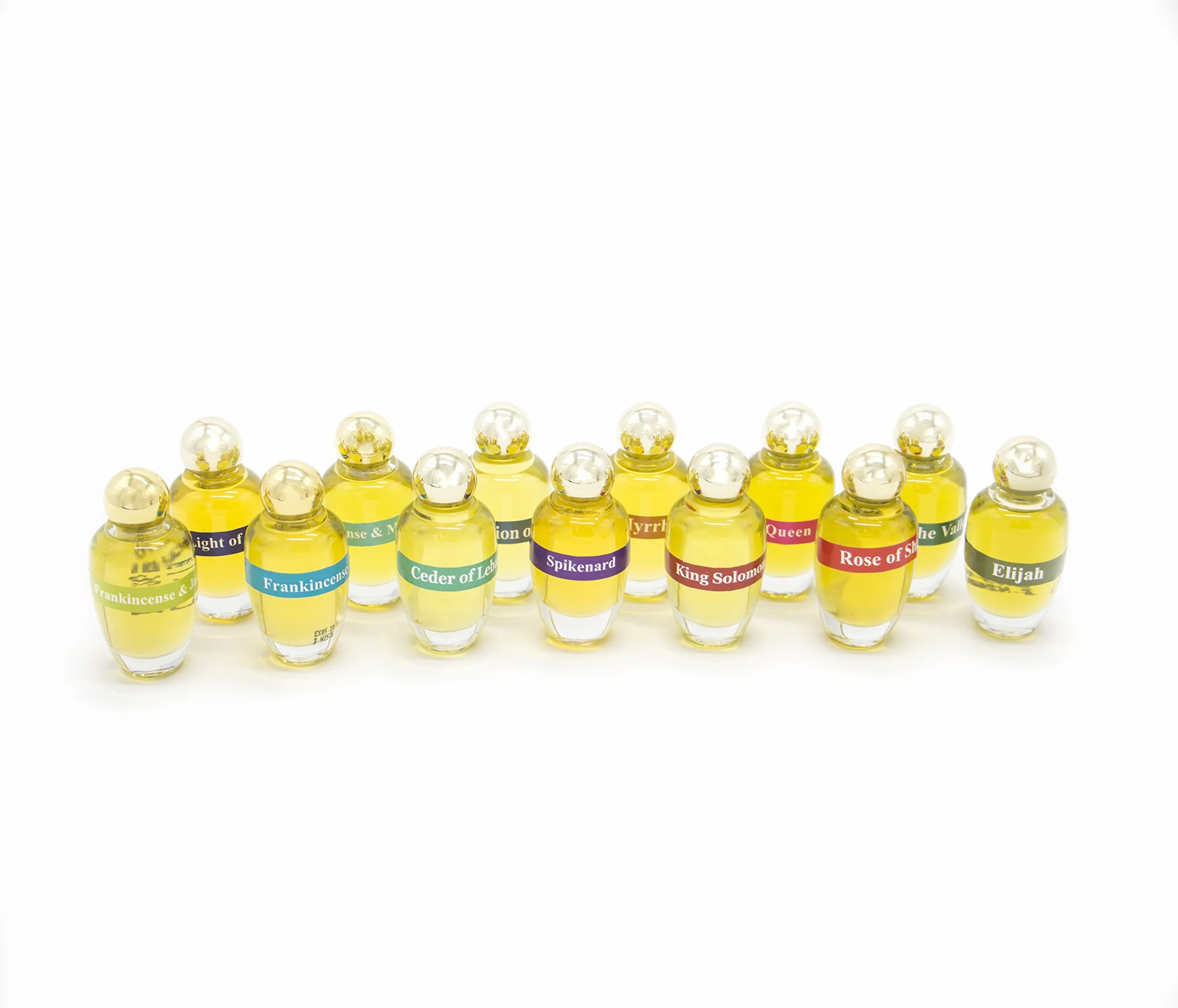 Huile d'onction provenant de la Terre Sainte de Jérusalem, 12 ml, 11,3 g (Rose of Sharon-Rose de Sharon)