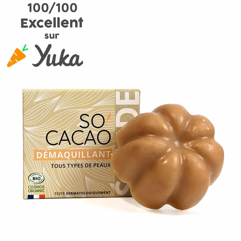 Démaquillant solide Bio So'Cacao beurre de Cacao 45g