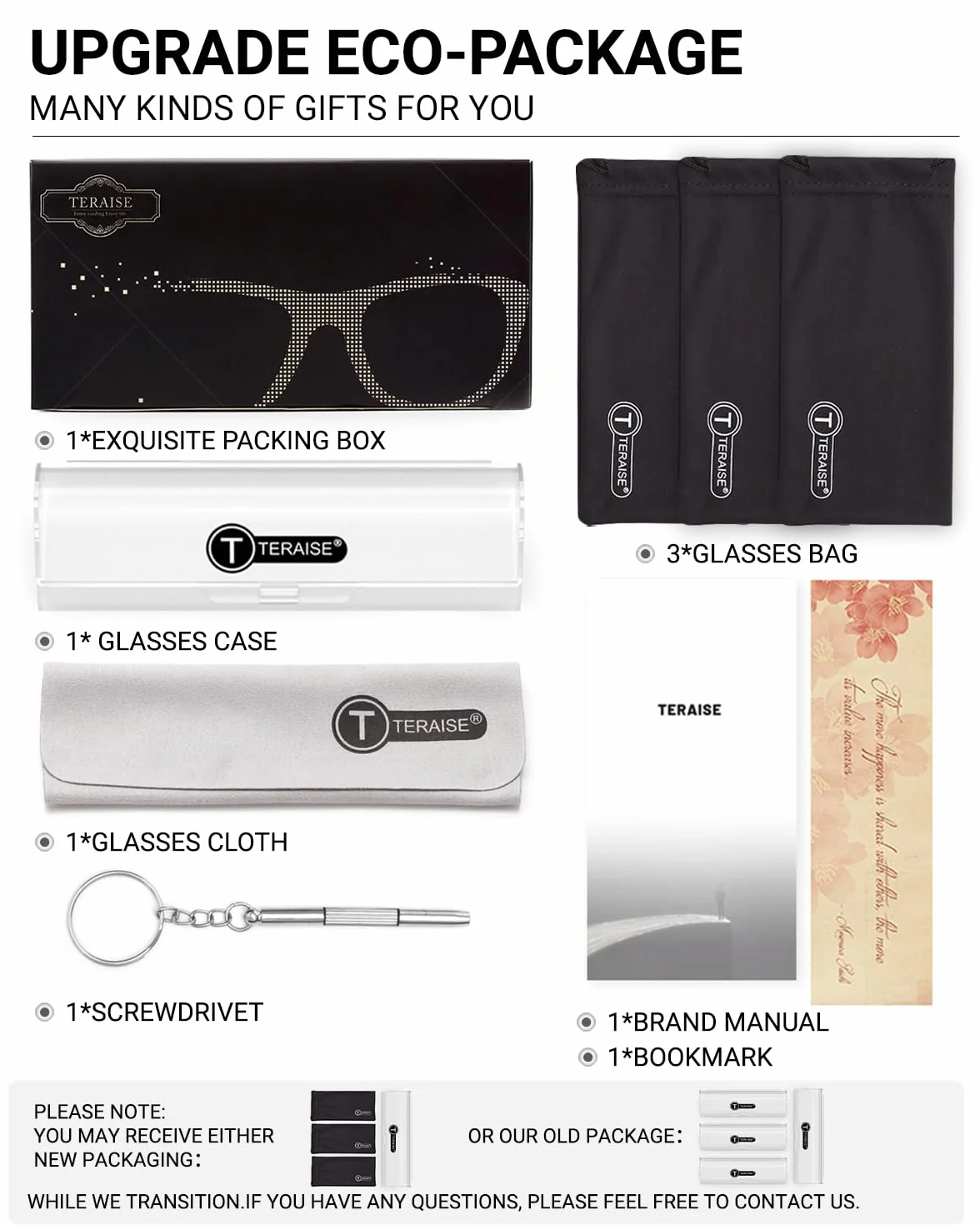 TERAISE lunettes de lecture anti-lumière bleue homme femme robustes ordinateur étui inclus