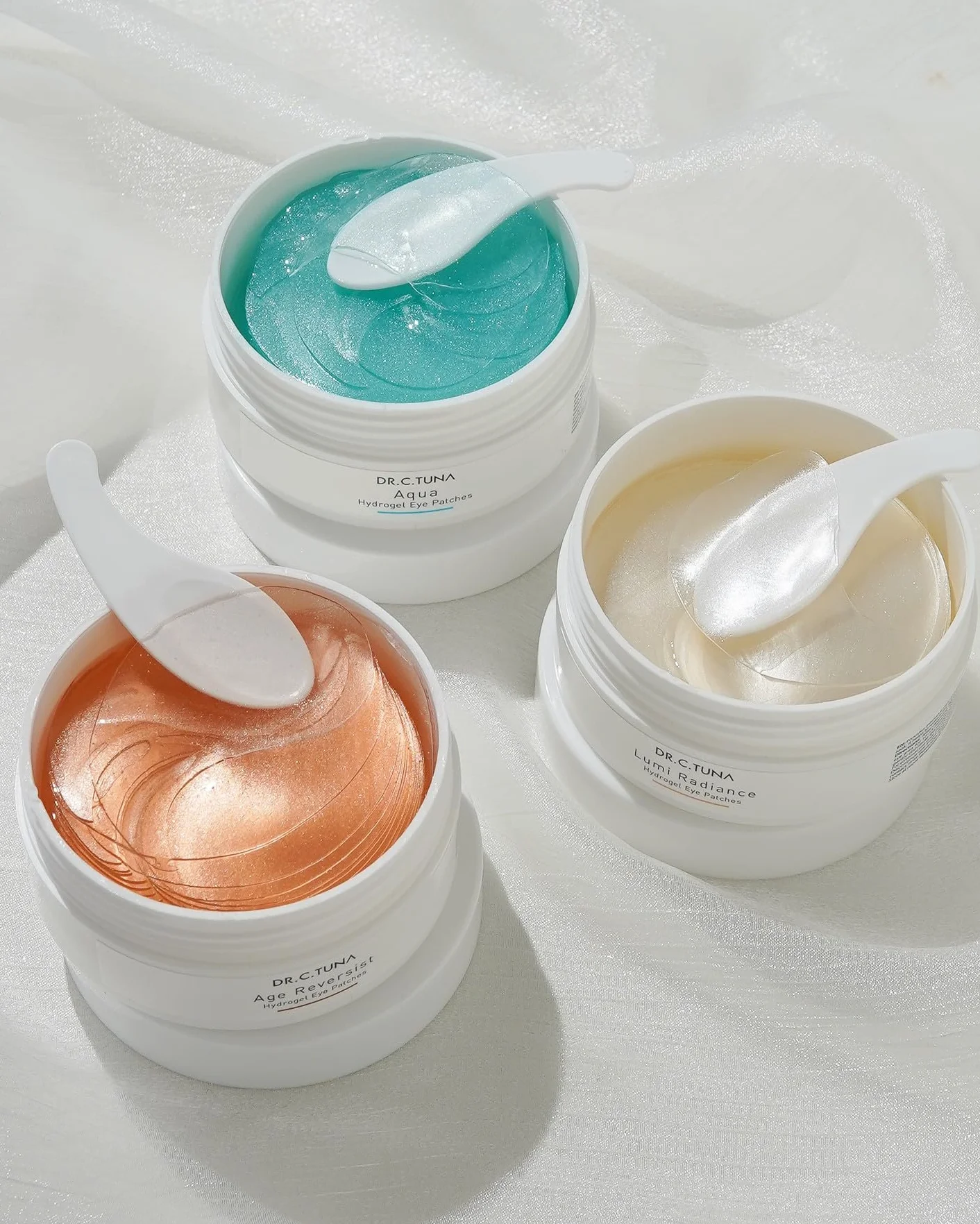 Farmasi Dr.C.Tuna Aqua Hydrogel Eye Patches 60 pièces, hydratant acide hyaluronique 90 g