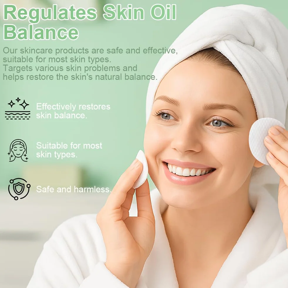 LOPHE Toner Pads Centella 100 pièces, Tampons Exfoliants Niacinamide, Correcteur Taches Sombres