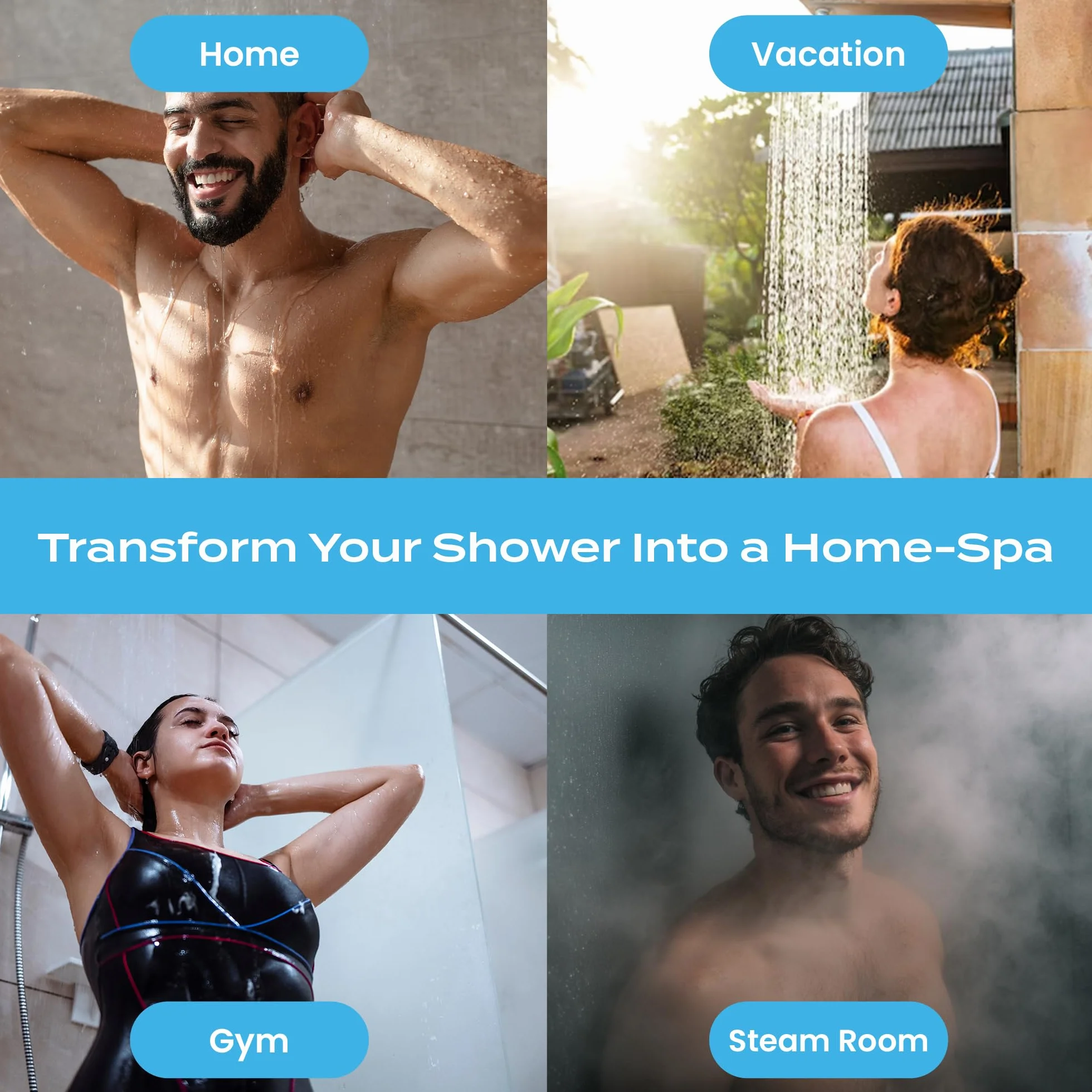 Body Restore Shower Steamers Aromatherapy 6 Pack Relaxation Gifts Stress Relief Self Care