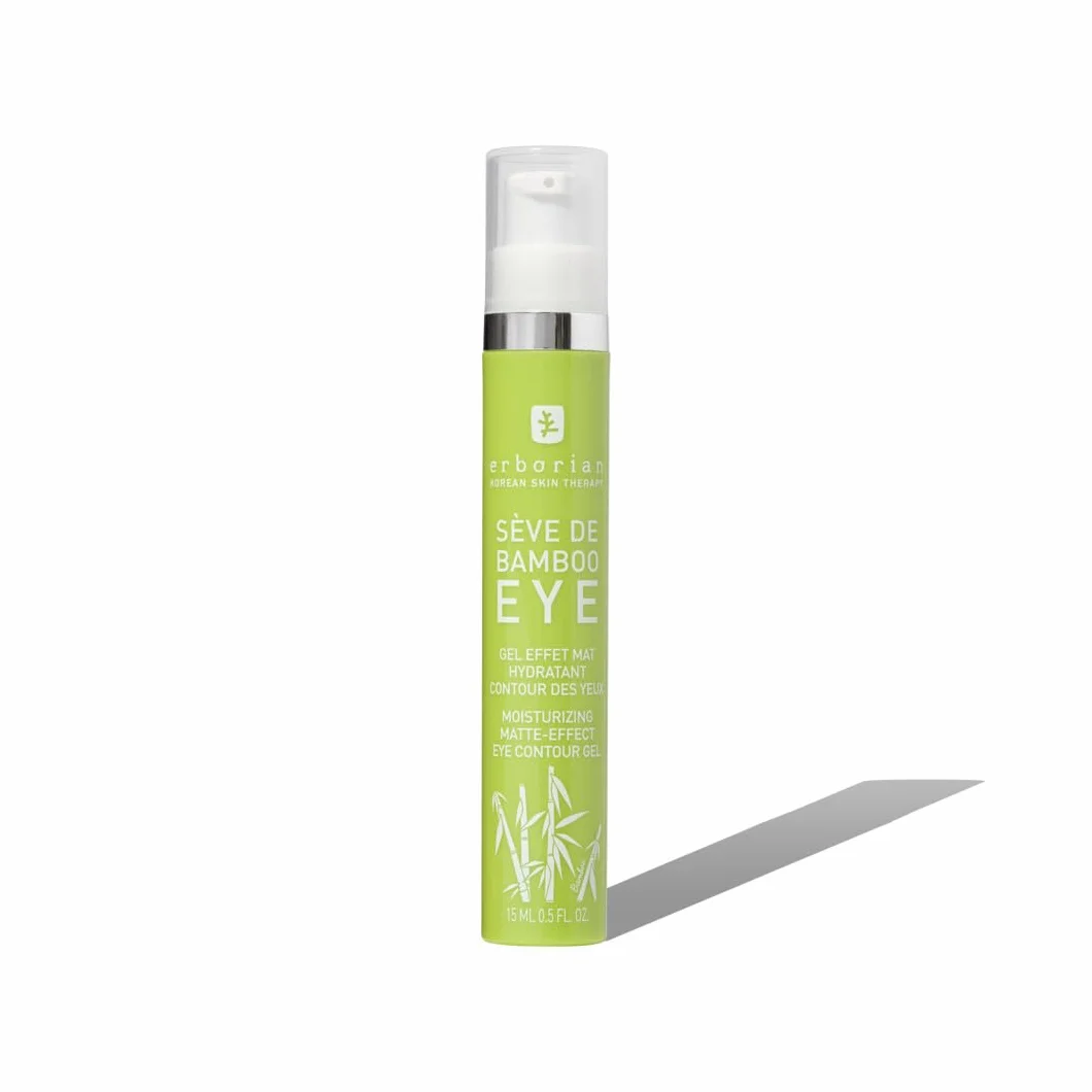 Erborian - Sève de Bamboo Eye - Gel Mat Hydratant Contour des Yeux - Aide à réduire les Marques de Fatigue : Stries de Déshydratation, Poches, Dessèchement - Soin du Visage Coréen - 15ml
