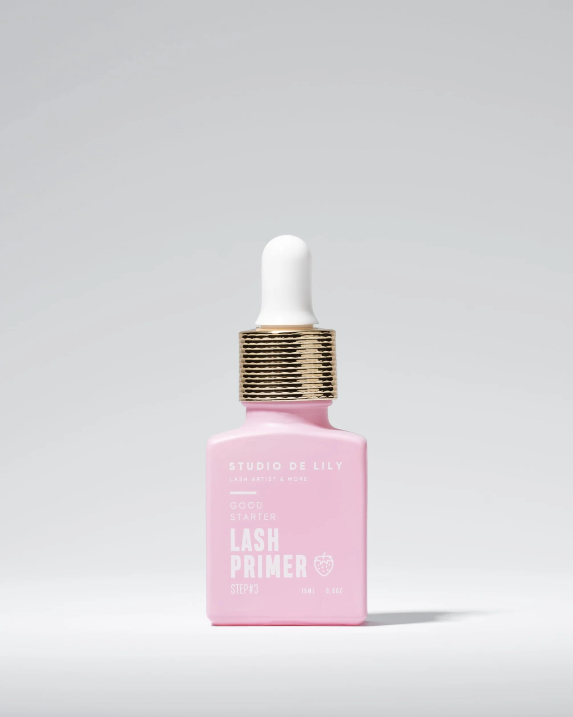 LASH PRIMER STEP 3 – Primer Extensions de Cils – Préparation Avancée et Dégraissant Pro - Équilibrage du pH & Adhérence Optimisée – Accélère la Prise de la Colle – Compatible Toutes Colles – 15 ml