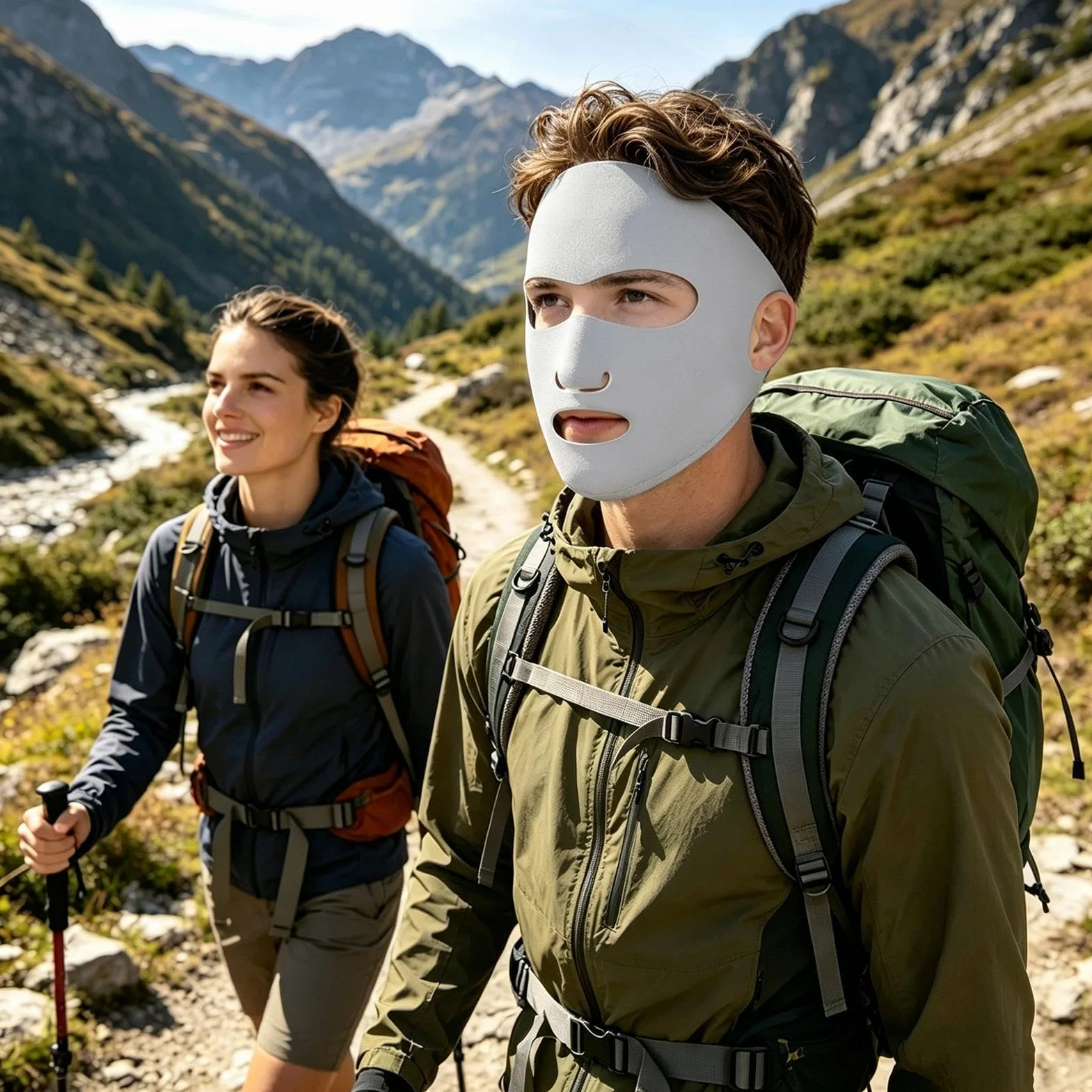 Manolyee Cache-Visage Anti-UV Protection Solaire Faciale Sports Extérieurs Course À Pied Cyclisme