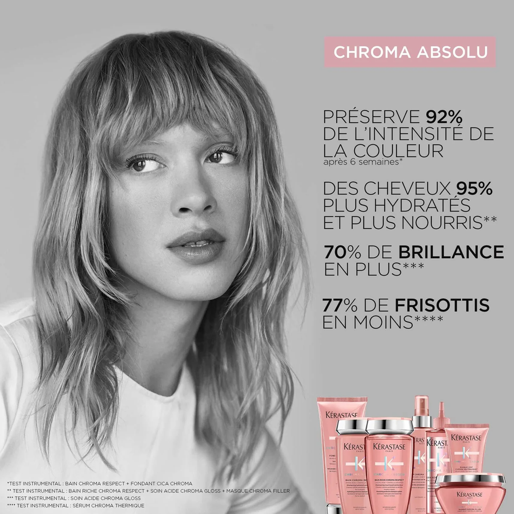 KÉRASTASE Chroma Absolu Masque Chroma Filler Anti-Porosité Cheveux Colorés Abîmés 200 ml
