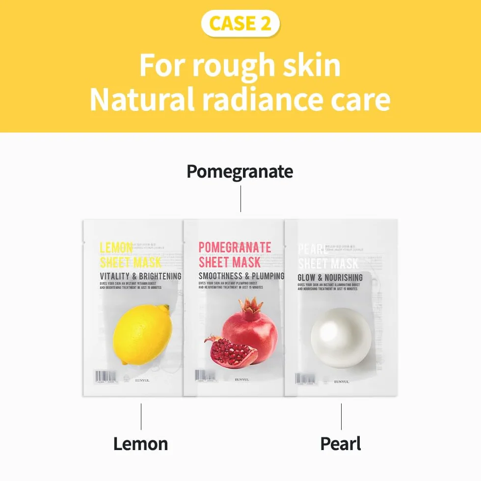 EUNYUL Masque en feuille Purity Visage Soins peau coréens Hydratant pack 8
