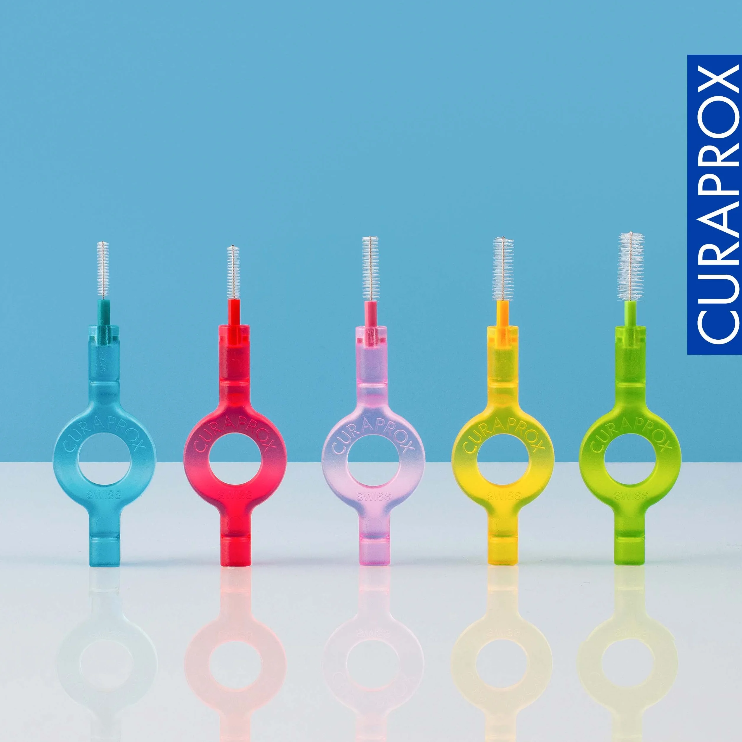Curaprox CPS 011 Prime-ISO Taille 3 Vert Brossette Interdentaire Pack de 8 Filaments Ultra-Fins