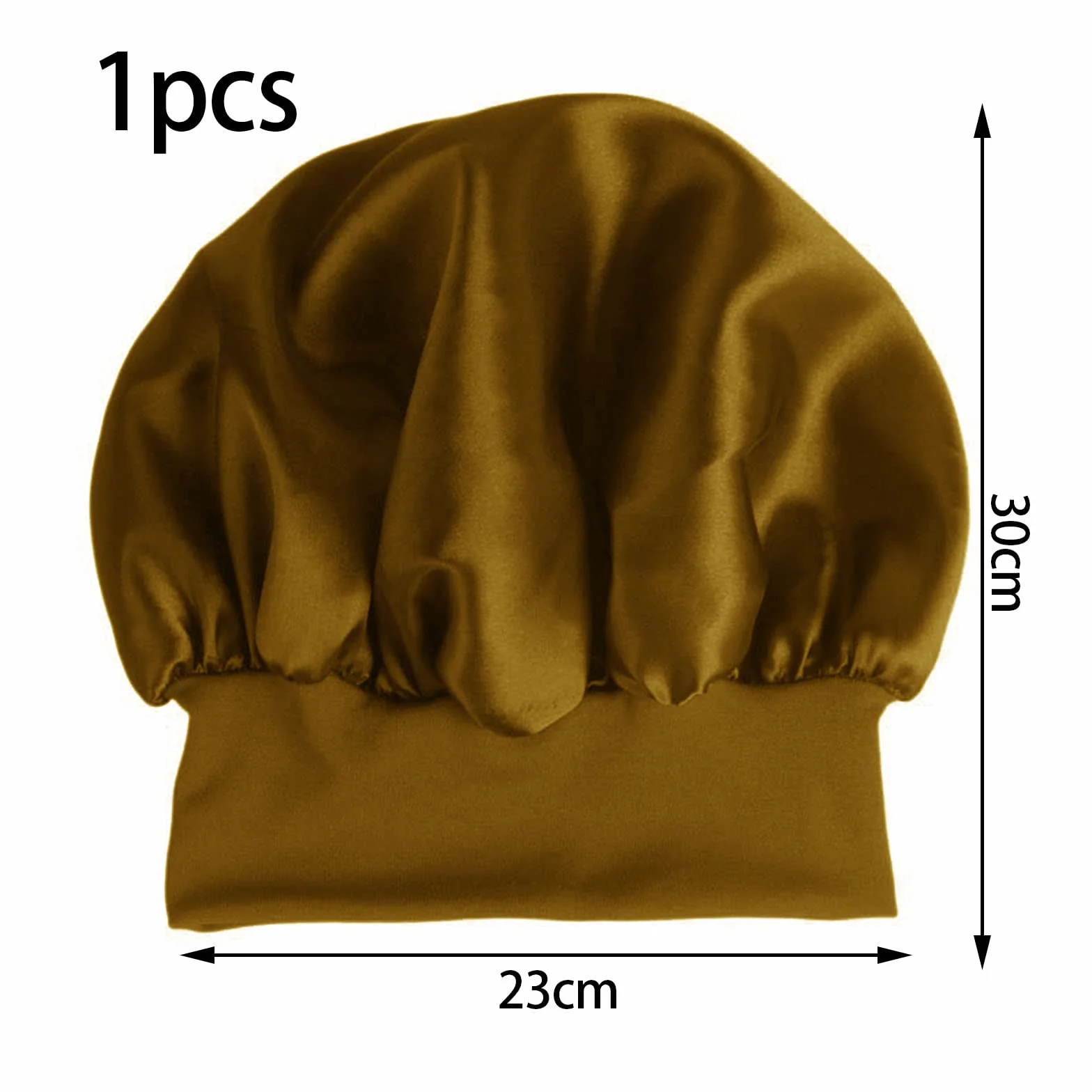 Bonnet Soie Cheveux Nuit Protection Avec Élastique Doux Pour Dormir Douche Maquillage