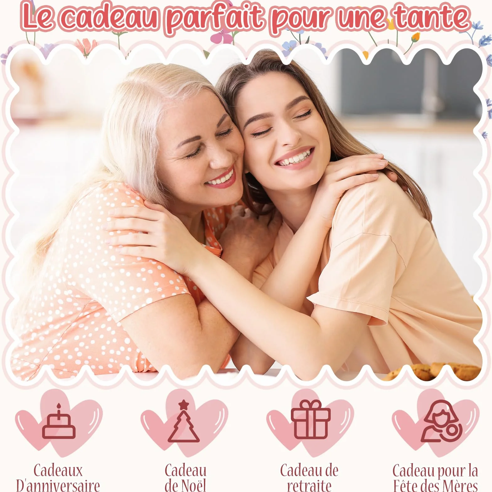 Hestya Trousse à Maquillage Porte Clés Stylo à Bille Cadeau pour Tata