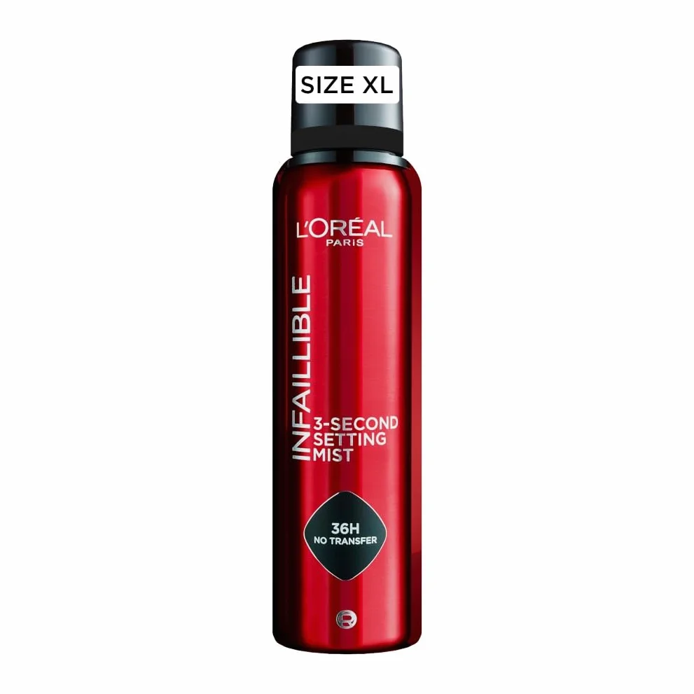 L'Oréal Paris Fixateur de Maquillage Waterproof Infaillible Tenue 36h Format XL 150 ml