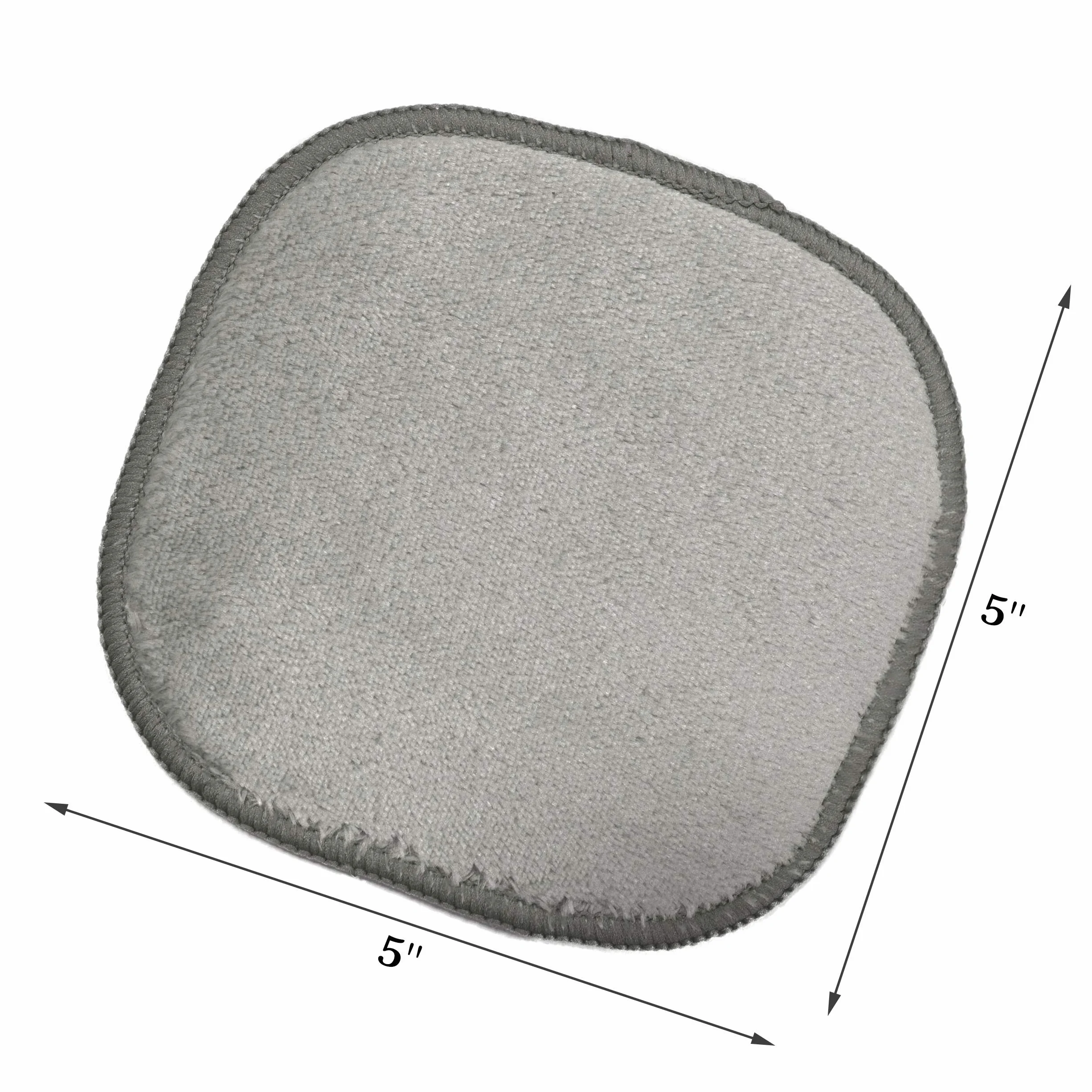 Polyte Serviettes démaquillantes microfibres 13x13 cm 10 pièces Gris