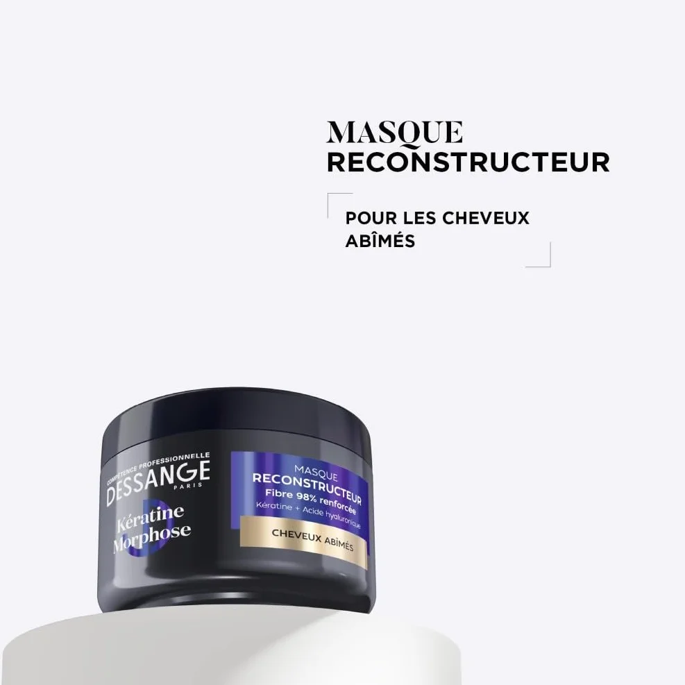 DESSANGE Masque Cheveux Reconstructeur Kératine Morphose 280ml