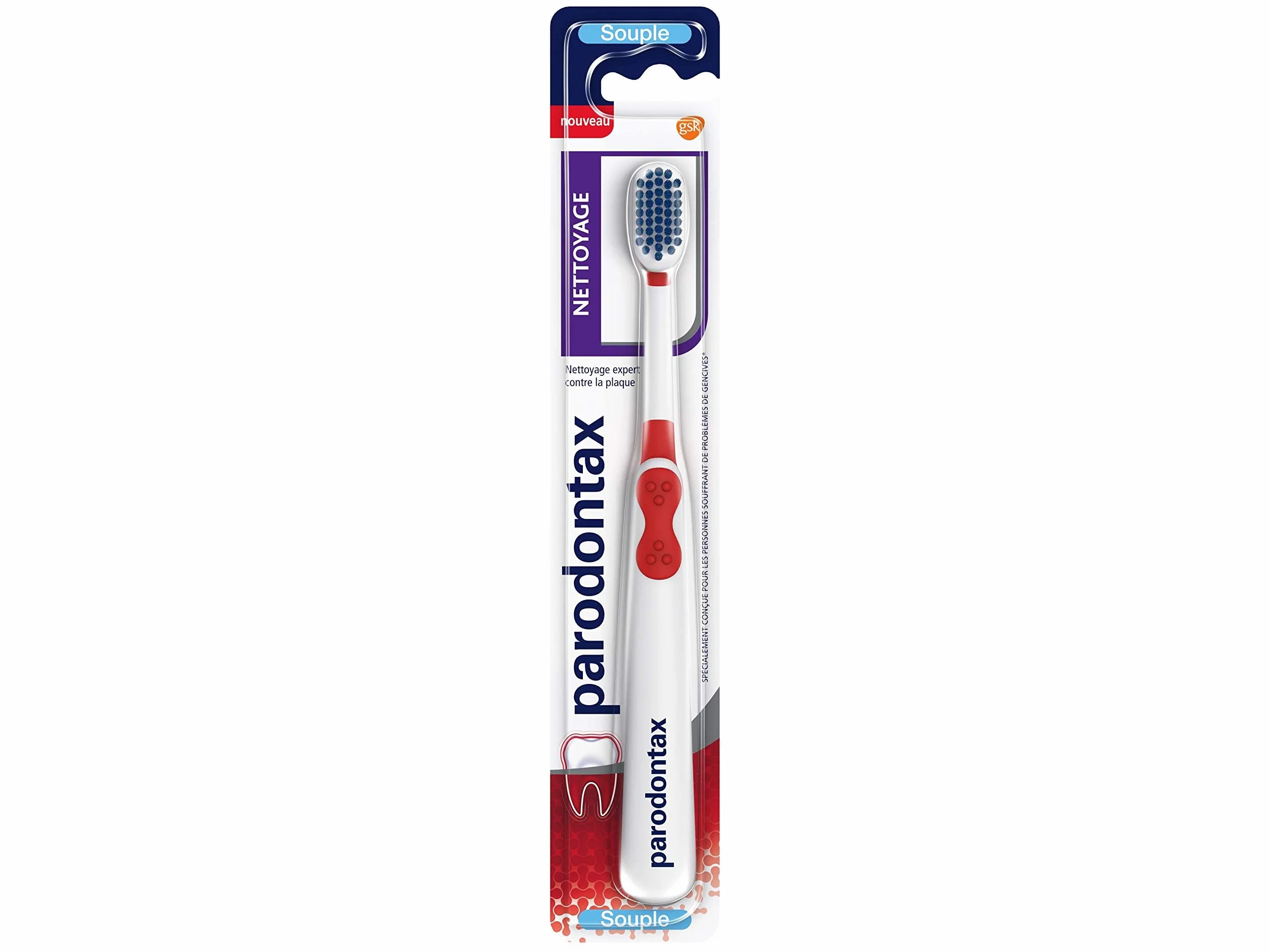 Parodontax Brosse à Dents Extra Souple Nettoyage Douceur Gencives Saines Dents Fortes