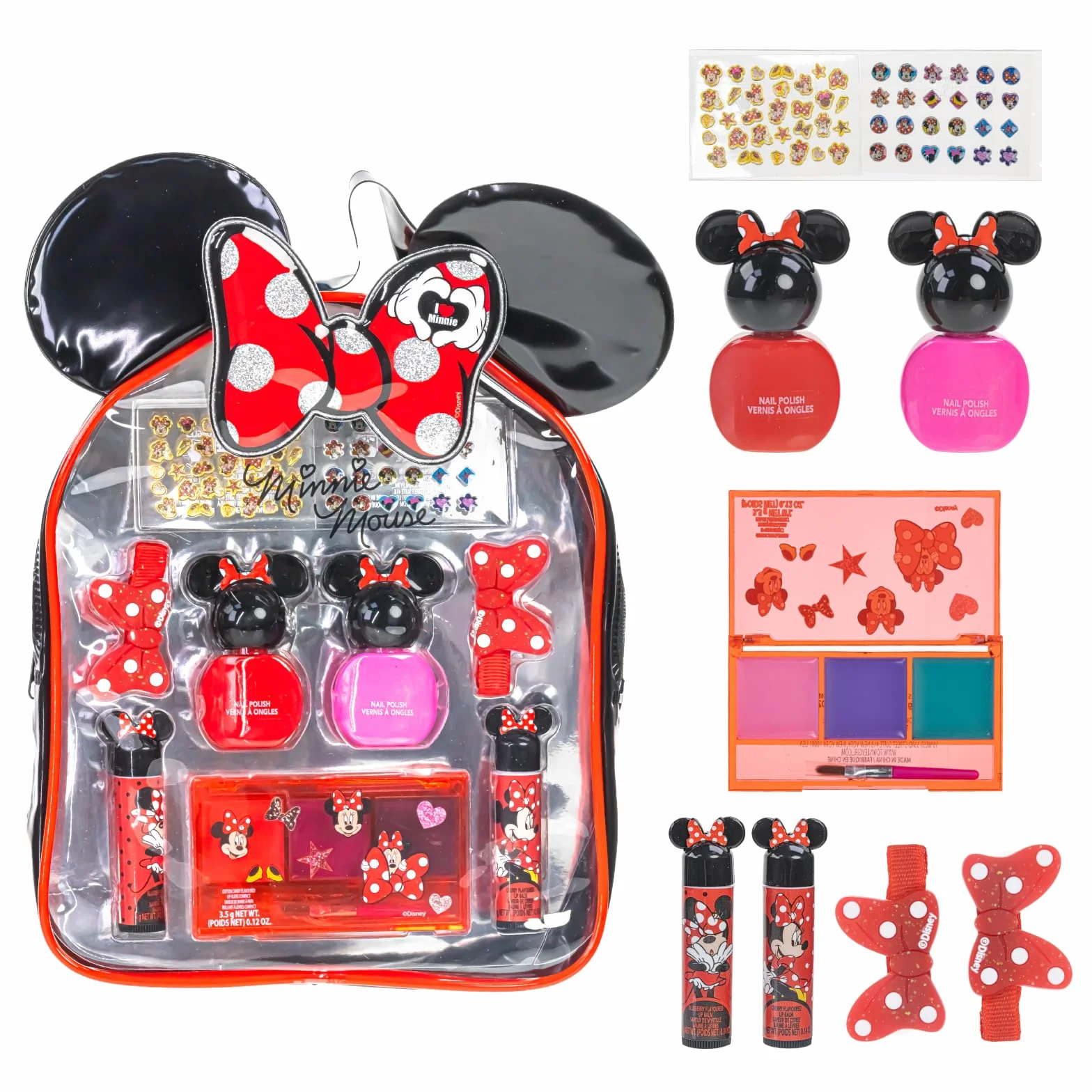 Minnie Mouse Sac à Dos Maquillage Enfant Coffret Beauté Filles Cadeau