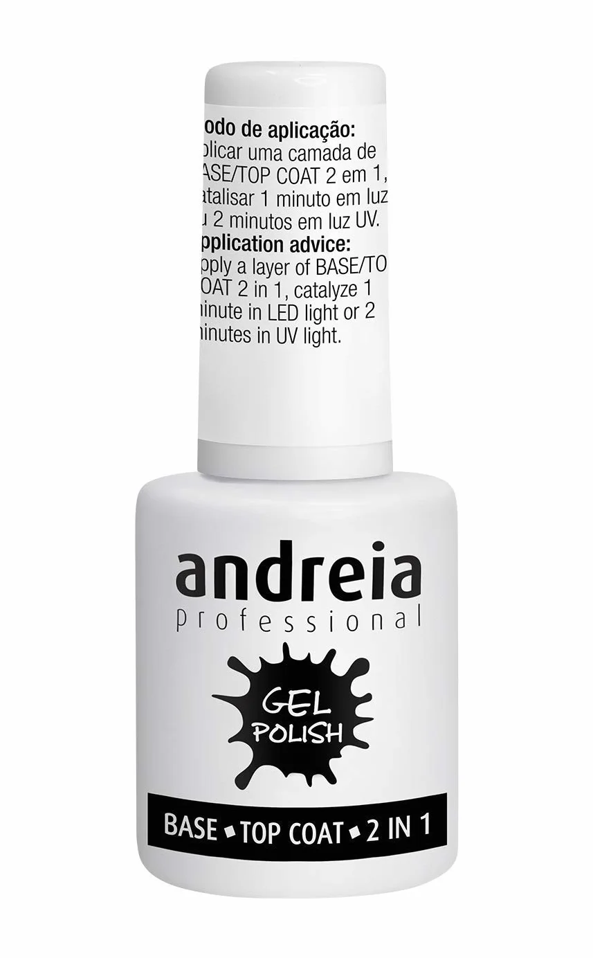 Andreia Professional Paquet de Deux - Ultrabond Primer + Base et Top Coat 2 en 1 Vernis à Ongles Gel Semi-Permanent