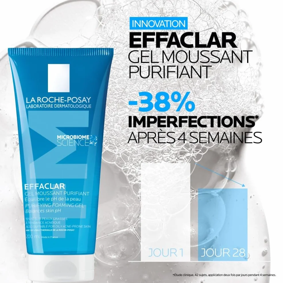 La Roche-Posay Effaclar Gel Moussant Purifiant 200 ml
