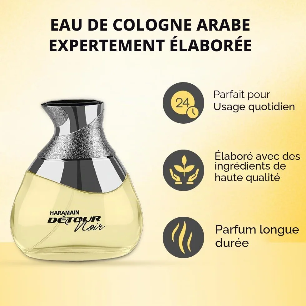 Al Haramain Detour Eau de Parfum 100ml (Detour Noir)