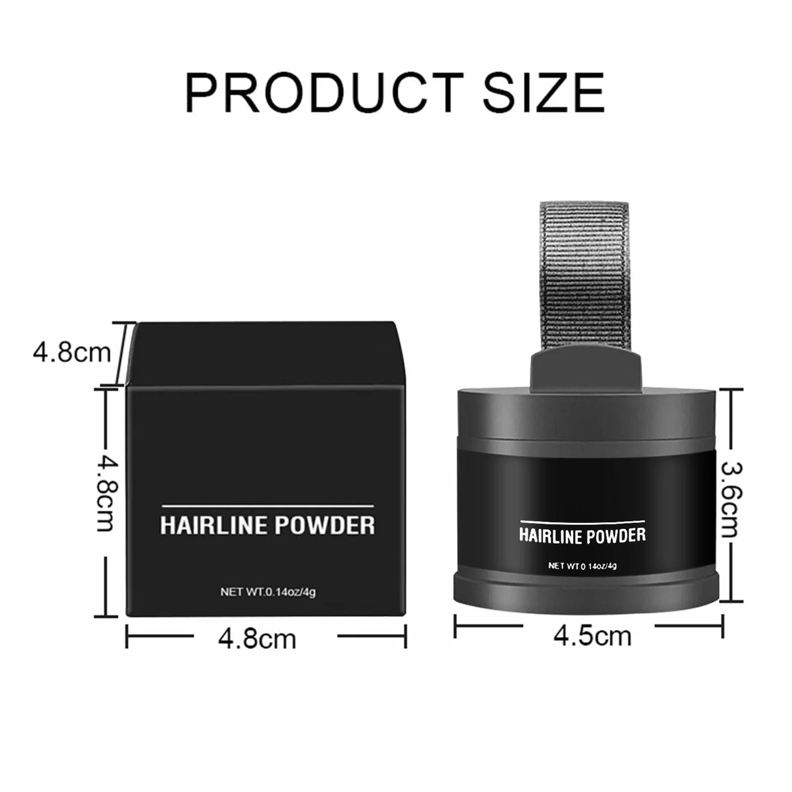 Namika Poudre Cheveux Waterproof 14 Couleurs Poudre De Racine Noir Homme Femme Couverture Racine