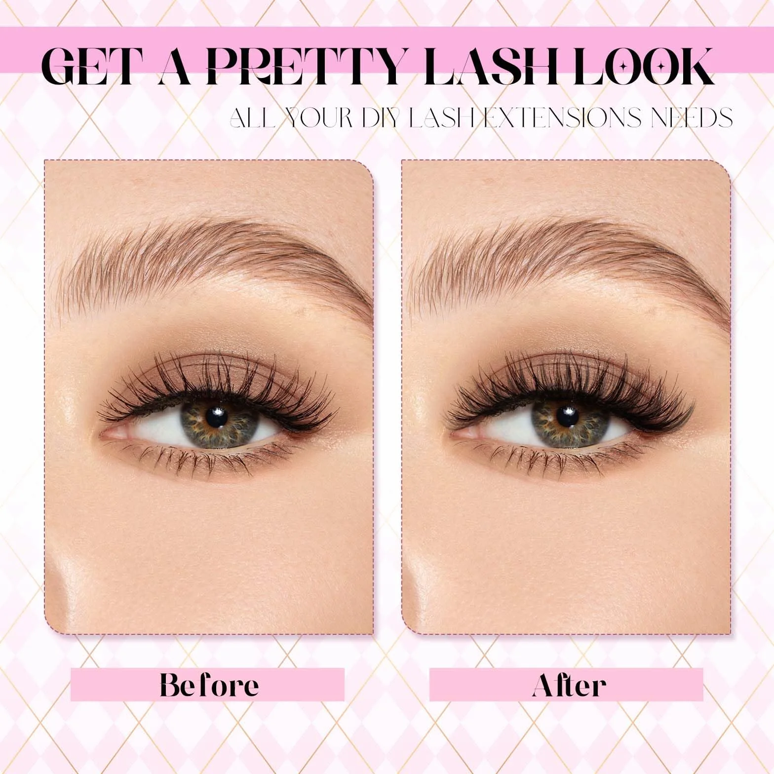 FADLASH Kit Extension Cils Bouquet 10D 20D 280pcs Faux Cils Individuel 8-16mm C Curl, Bond and Seal, Remover Gel, Pince à Lashes, Cluster Lashes Kit DIY