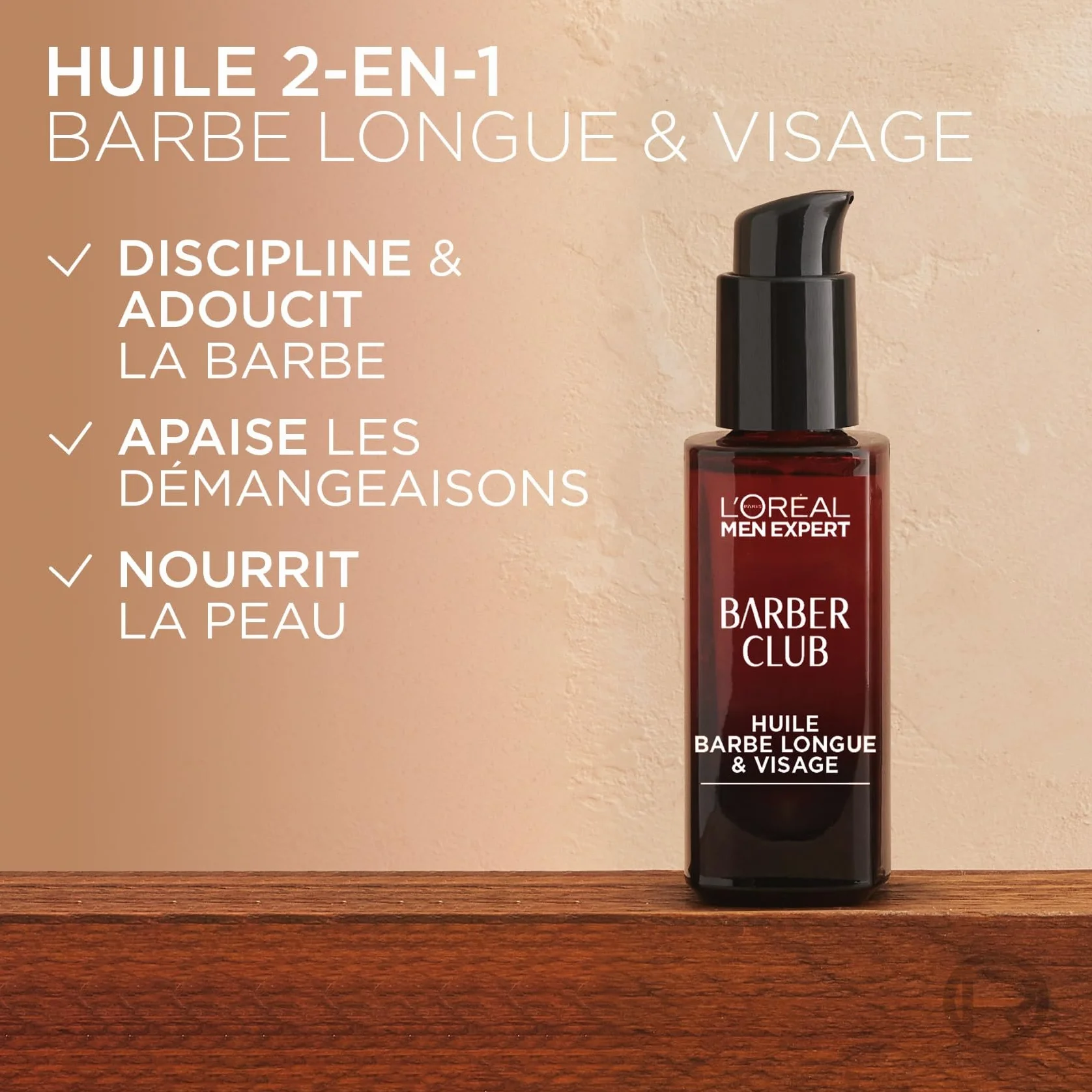 L'Oréal Men Expert Barber Club Huile Barbe Longue & Visage