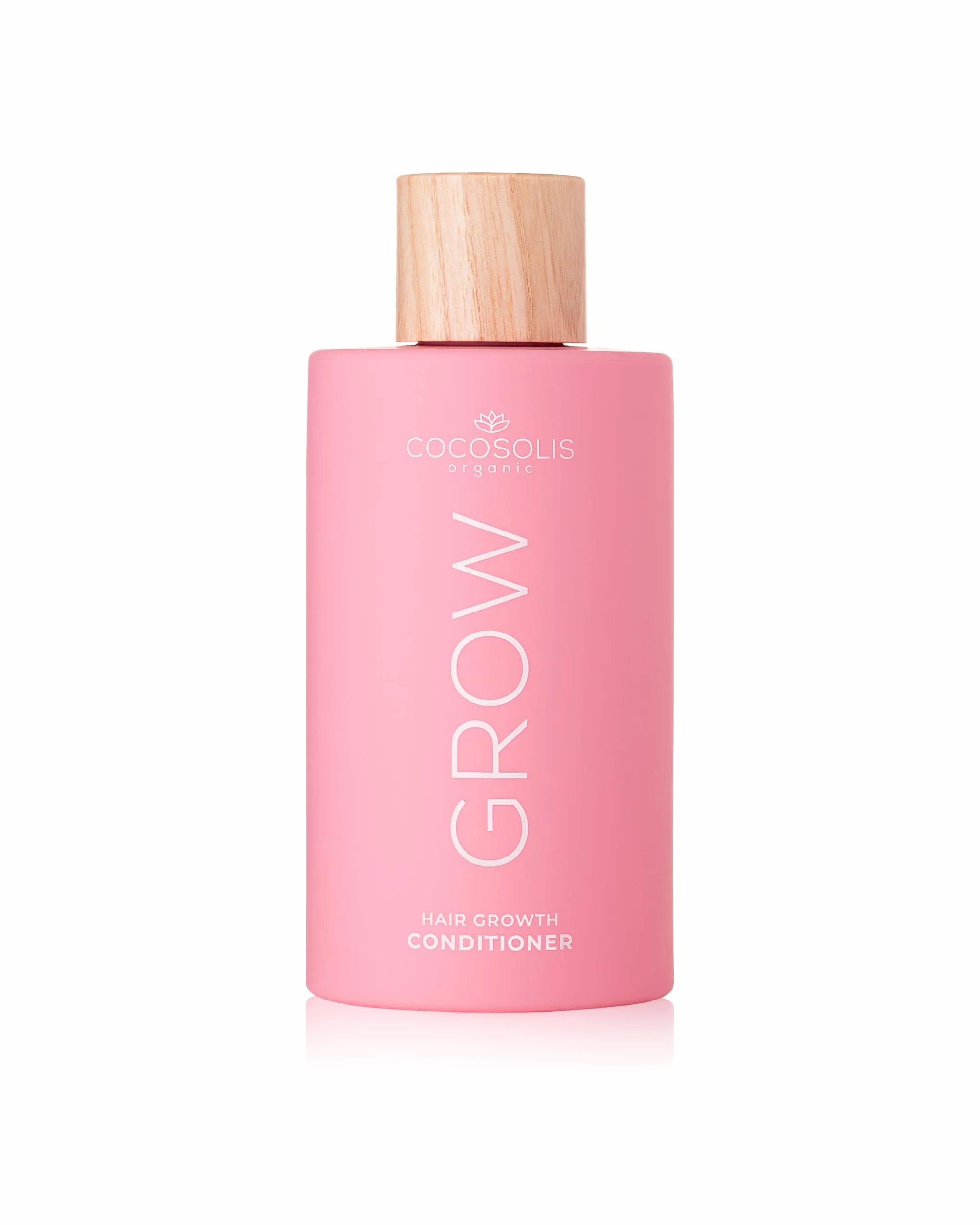 COCOSOLIS GROW Après-shampoing anti-âge et hydratant pour cheveux bouclés et secs, avec vitamine E et ingrédient actif