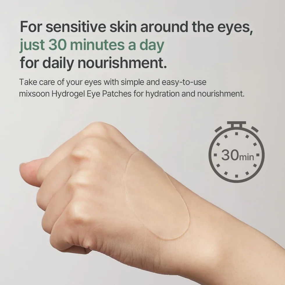 Mixsoon Cica-Hyal Hydrogel Eye Patch 84g (30 Pairs)