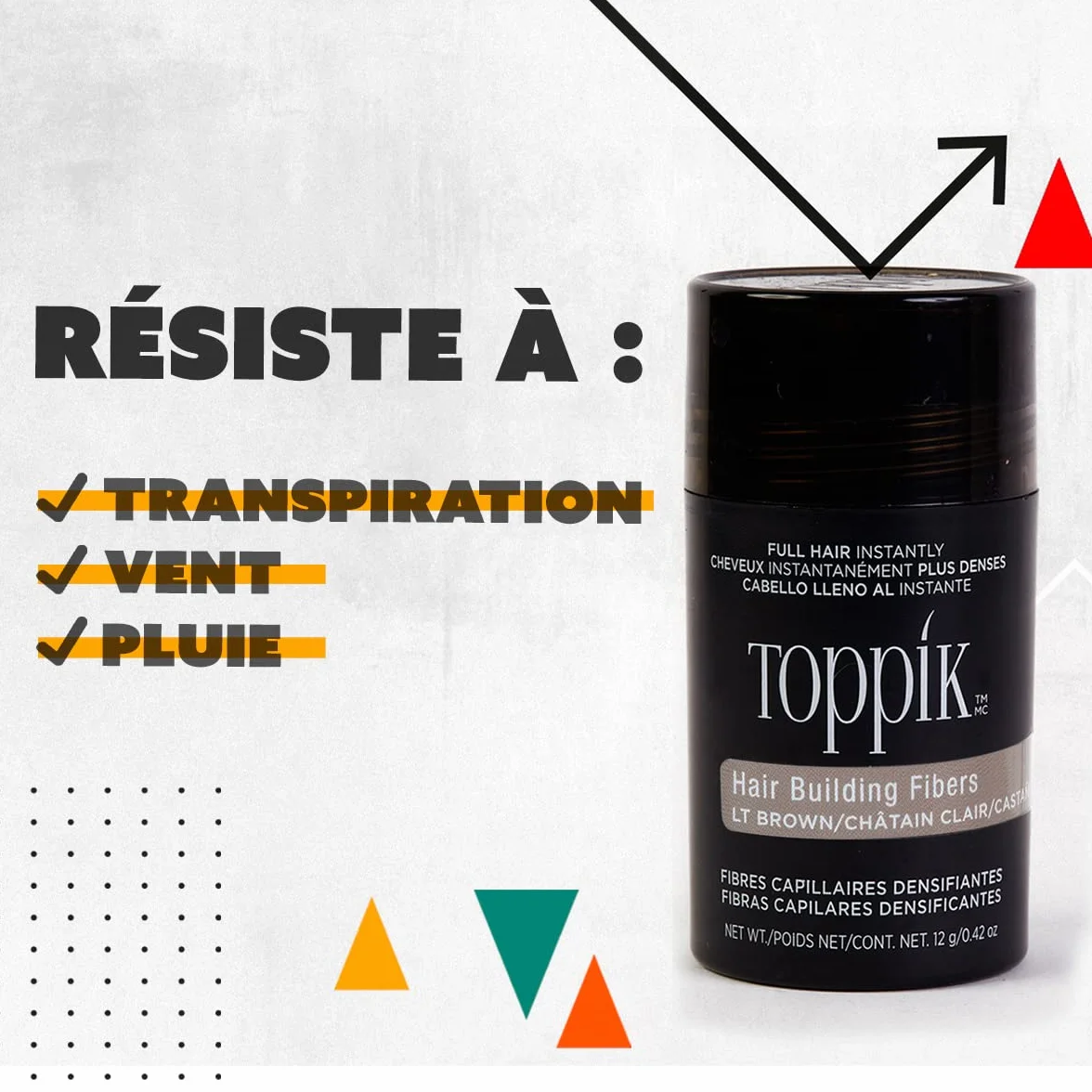 TOPPIK Fibres Capillaires Densifiantes à base de Kératine
