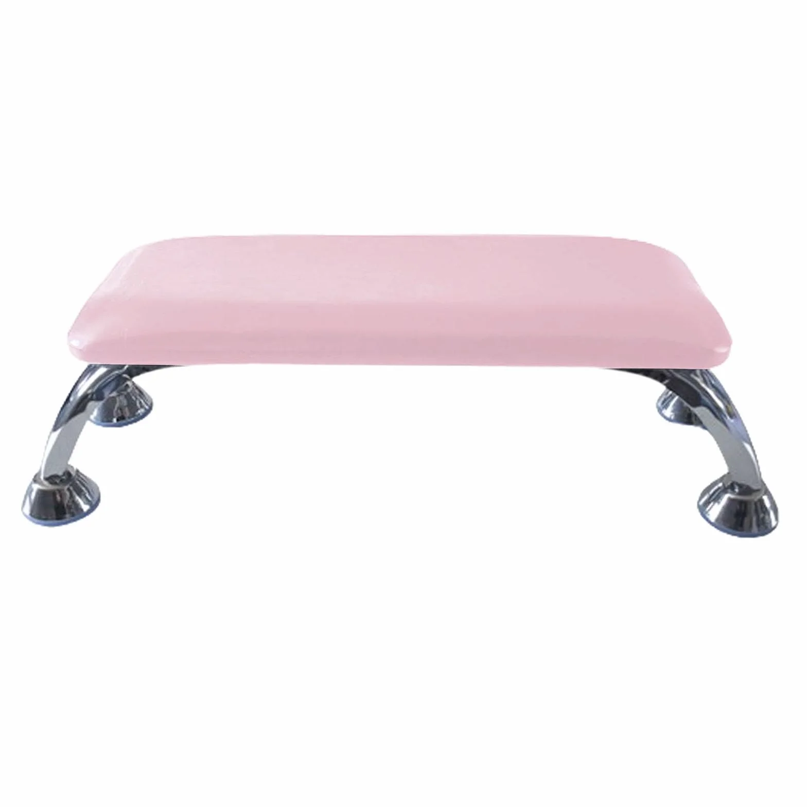 Oshhni Repose-ongles de Manucure, Repose-bras pour Ongles, Professionnel, Coussin de Main, Cuir PU, Repose-main pour Ongles, pour Technicien D'ongles, Indisp, Rose et argent
