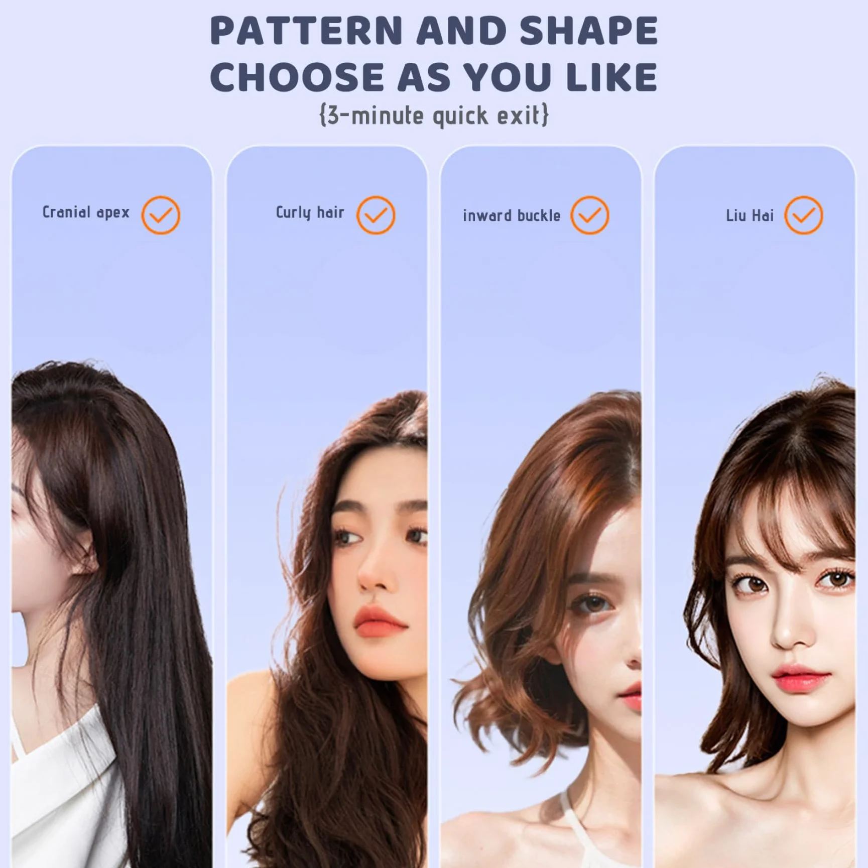 Fer à friser sans fil, fer à boucles de voyage portable avec 3 réglages de température, chauffage des années 30, courtillage cheveux sans fil rechargeable pour coiffure courte, 7, 9x1.4