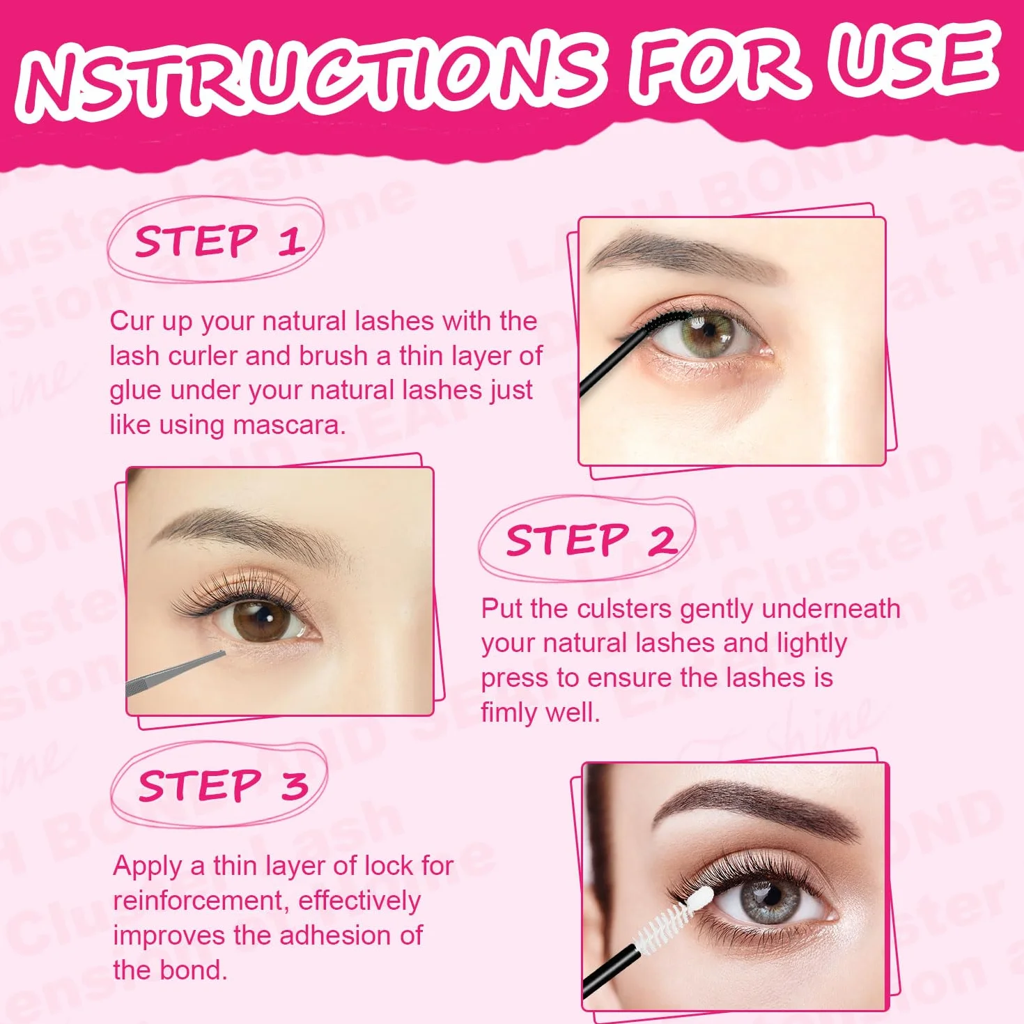 Colle pour cils en grappes Lash Bond and Seal, très forte tenue, sans latex, 5g
