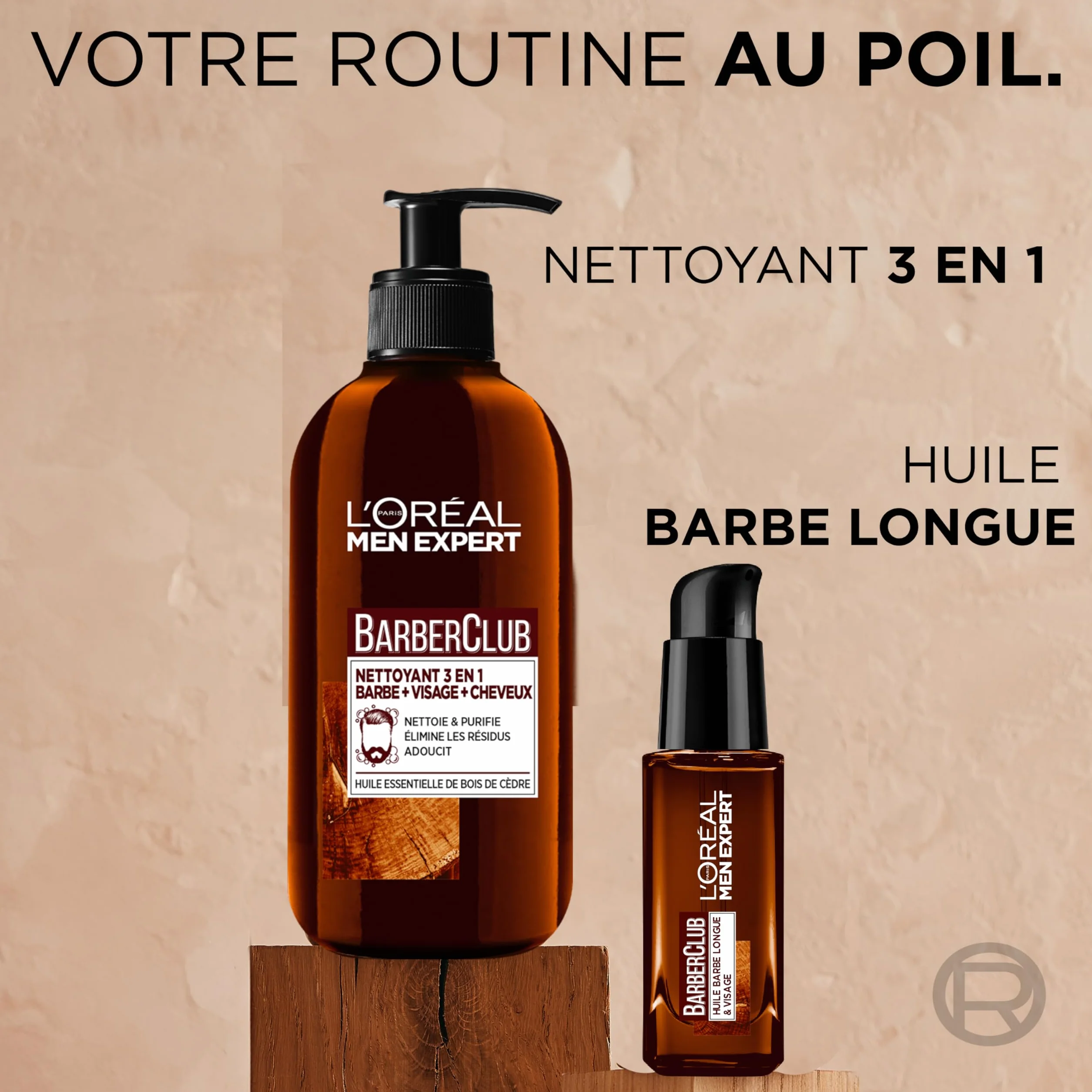 L'Oréal Men Expert BarberClub Nettoyant 3 en 1 Barbe Visage Cheveux 200 ml