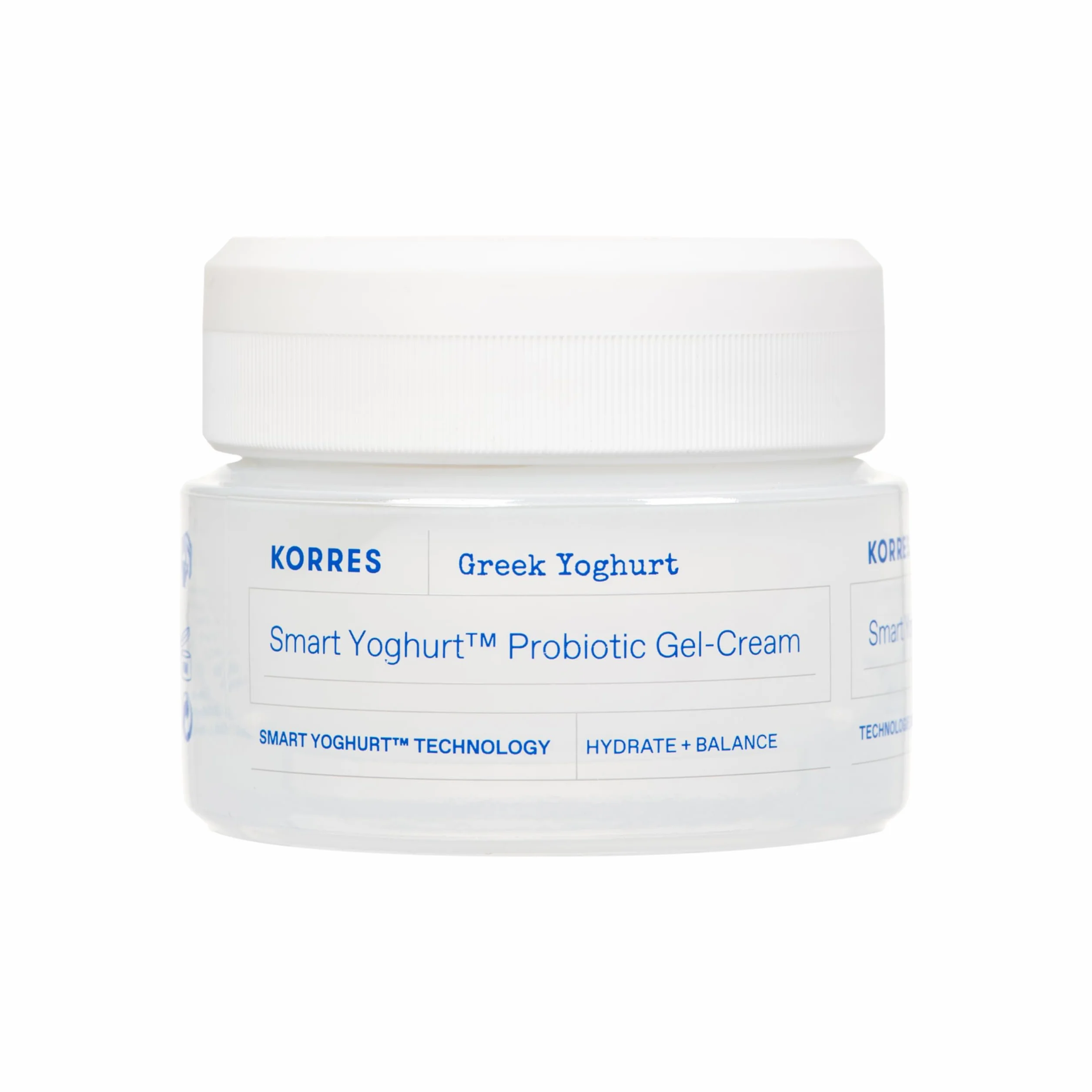Gel-Crème Nourrissant Probiotiques & Yaourt Grec | au yaourt grec, soin hydratant pour peaux sensibles, équilibrant, hydratant, apaisant, sans silicone ni parabènes