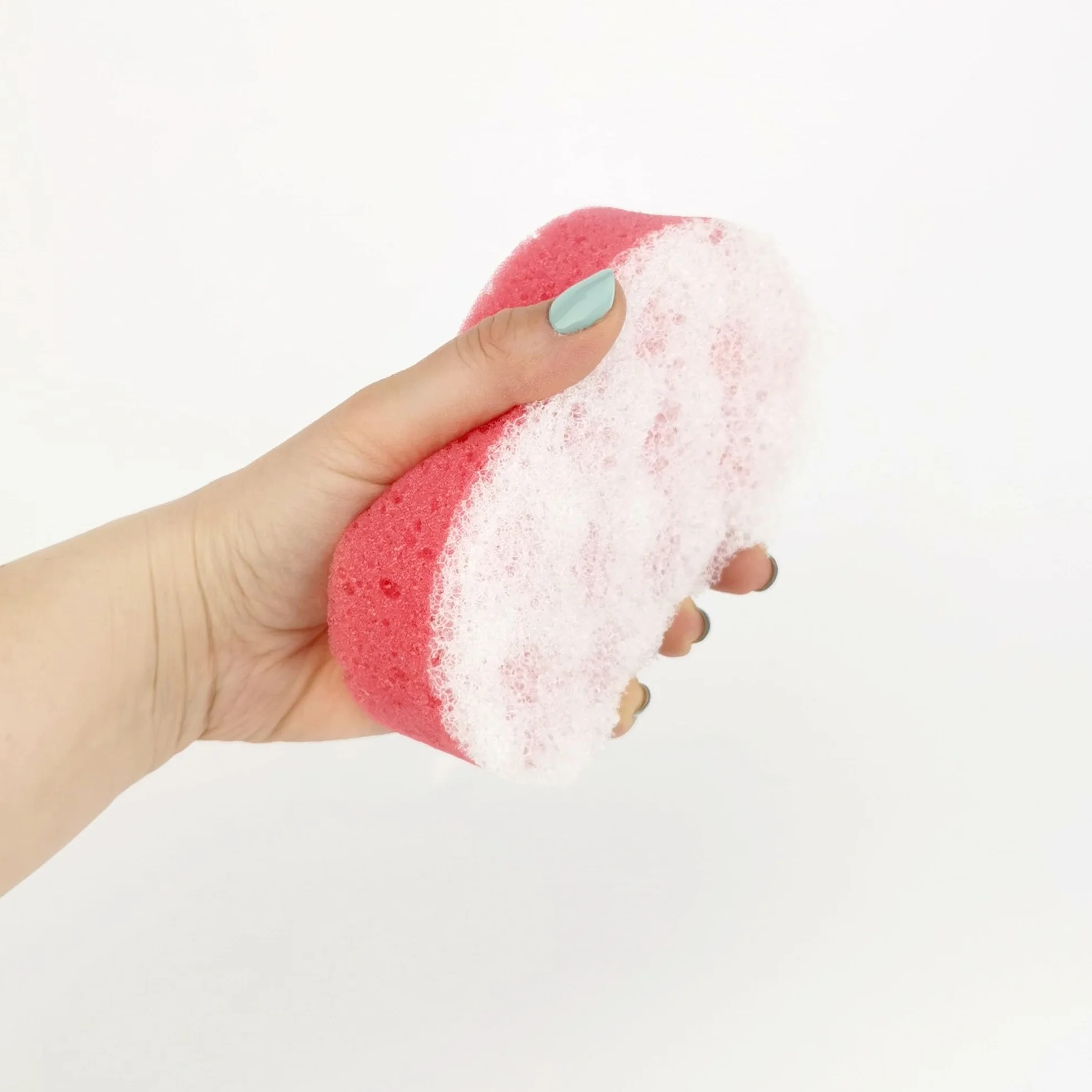 IDEA HOME 3 Pièces Éponge de Massage et Douche Exfoliante Corps Double Épaisseur
