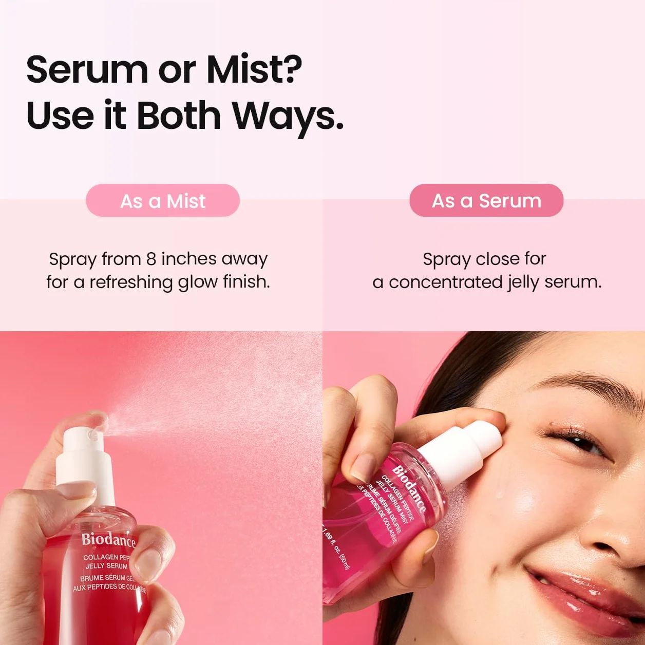 BIODANCE Collagen Peptides Jelly Serum Mist Hydrating Face Mist
