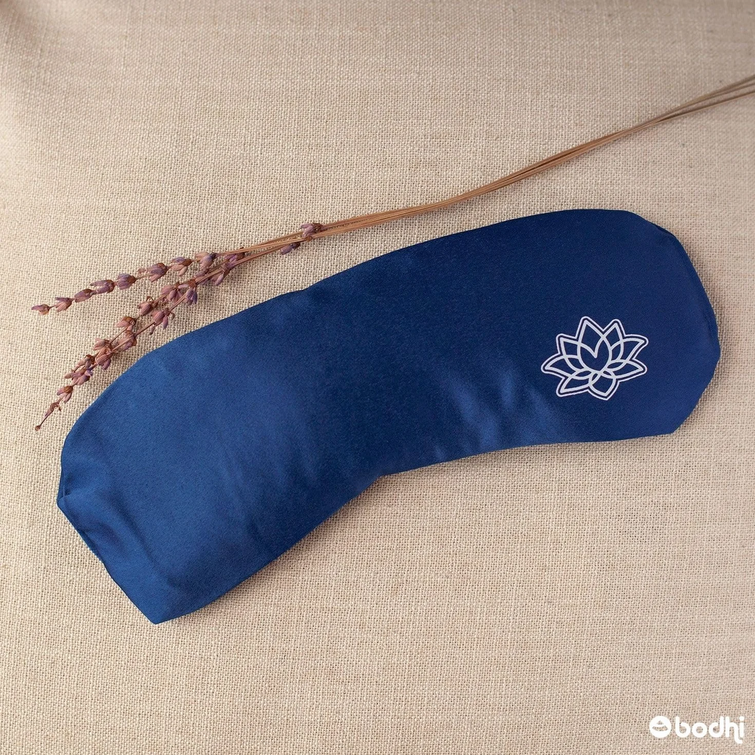 Bodhi Coussinet d'aromathérapie pour les Yeux, Lavande et graines de Lin biologiques, Soie ou Modal
