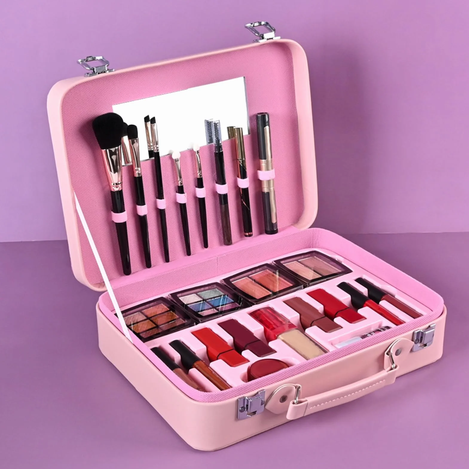 Kit de maquillage pour adolescents - Palette de fards à paupières - Kit de maquillage portable résistant à l'eau | pour femmes, mères, grands-mères, mariées, anniversaires et rendez-vous