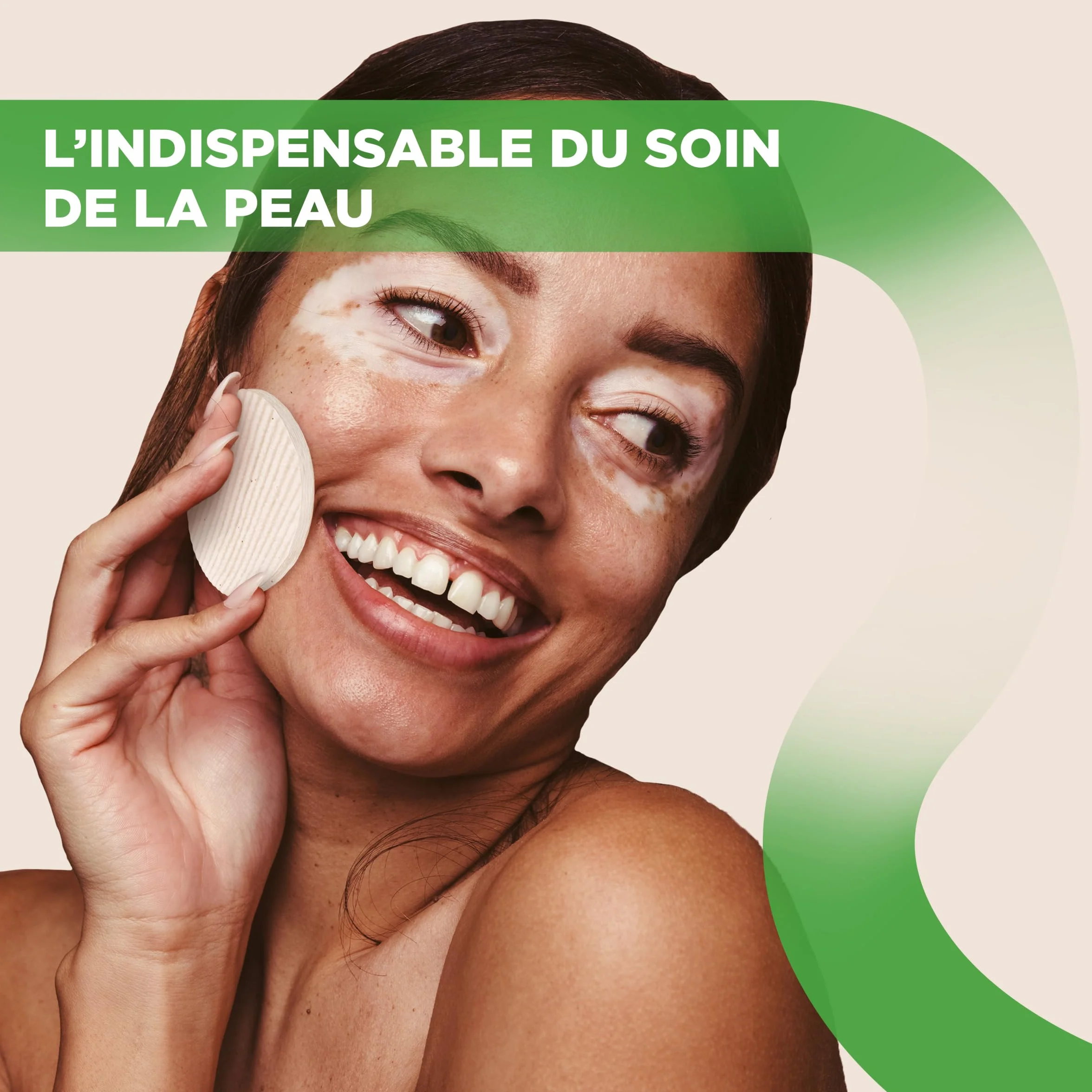 Demak'Up Adapt Bio Cotons à Démaquiller Visage et Yeux 100% Fibres de Coton Naturelles Biologiques Certifiés GOTS 50 Cotons