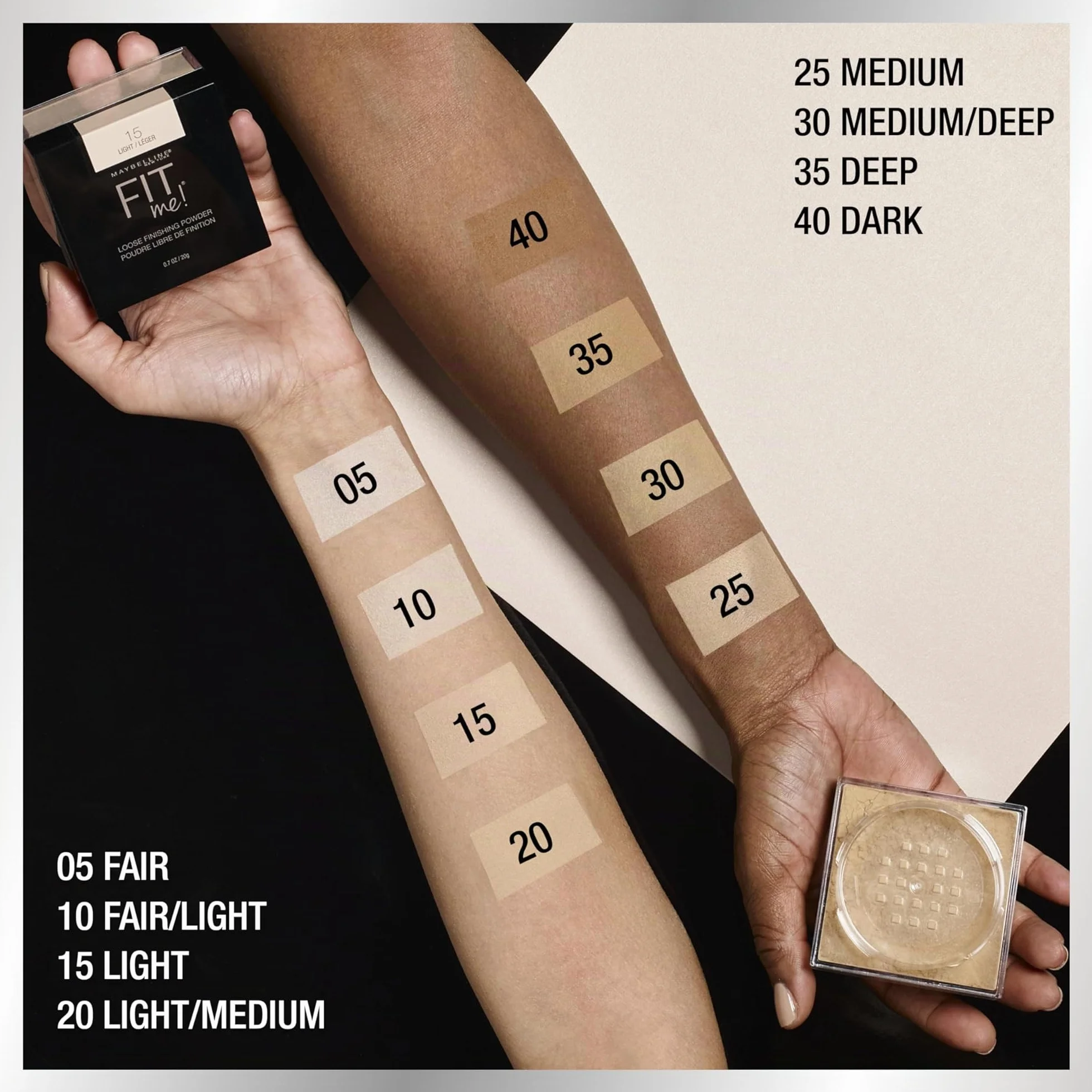 MAYBELLINE Fit Me! Loose Finishing Powder - Fair Light