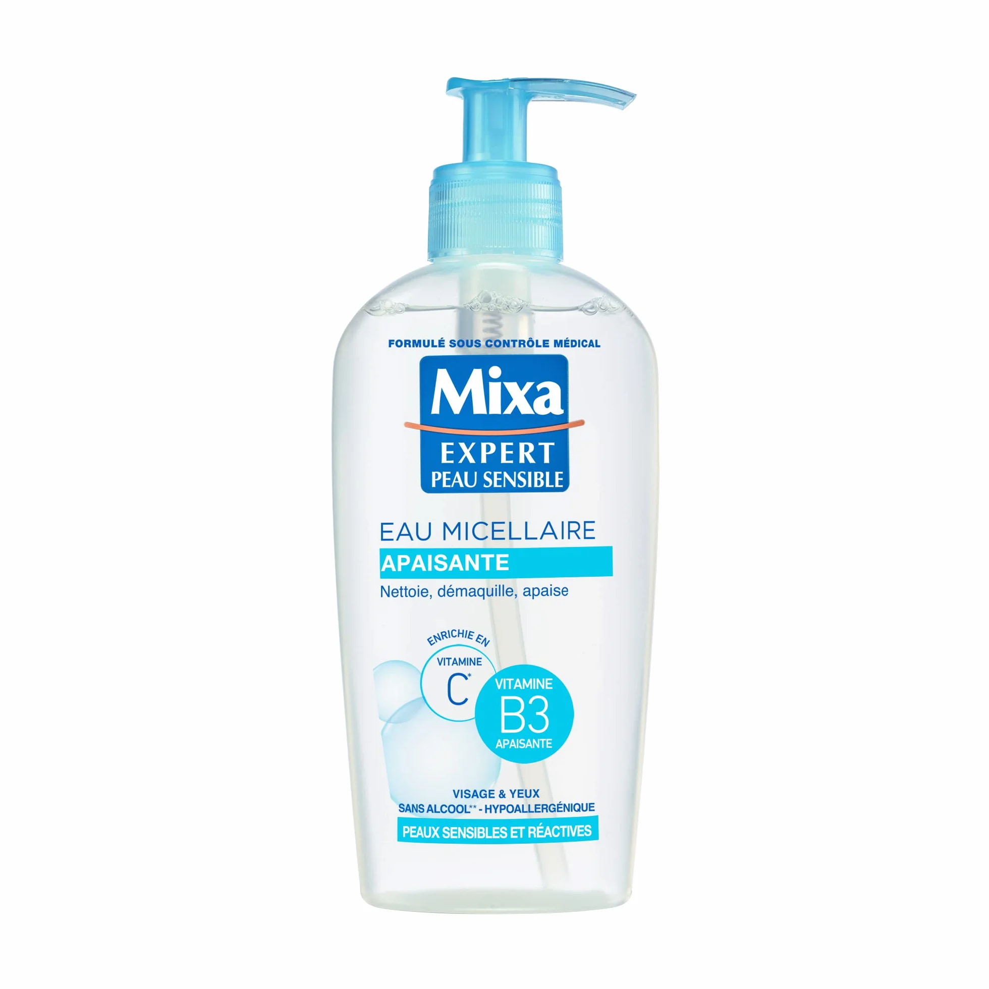 MIXA Eau Nettoyante Apaissante Peaux Très Sensibles 200ml