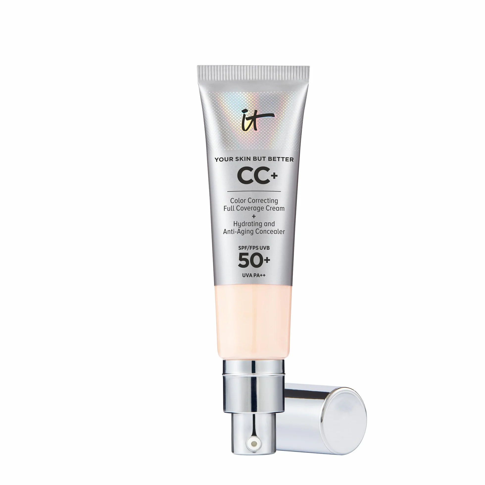 IT Cosmetics Your Skin But Better CC Cream SPF 50+ Crème multi-usages hautement pigmentée 32 ml Teintée Anti-âge Fond de teint