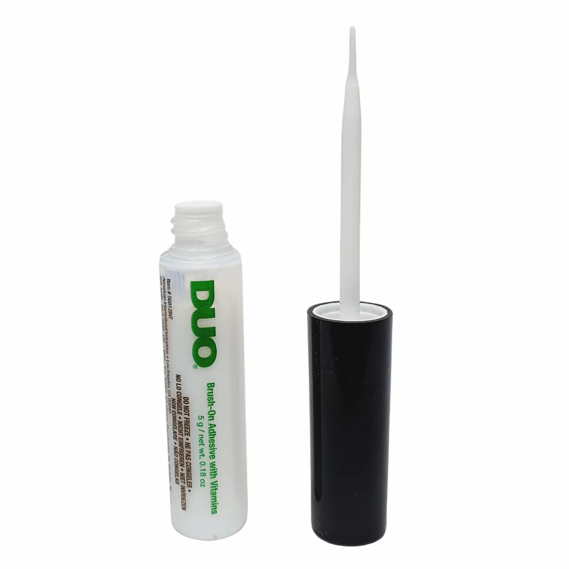 Colle DUO résistante à l'eau pour cils et sourcils, vegan (1 duo green)