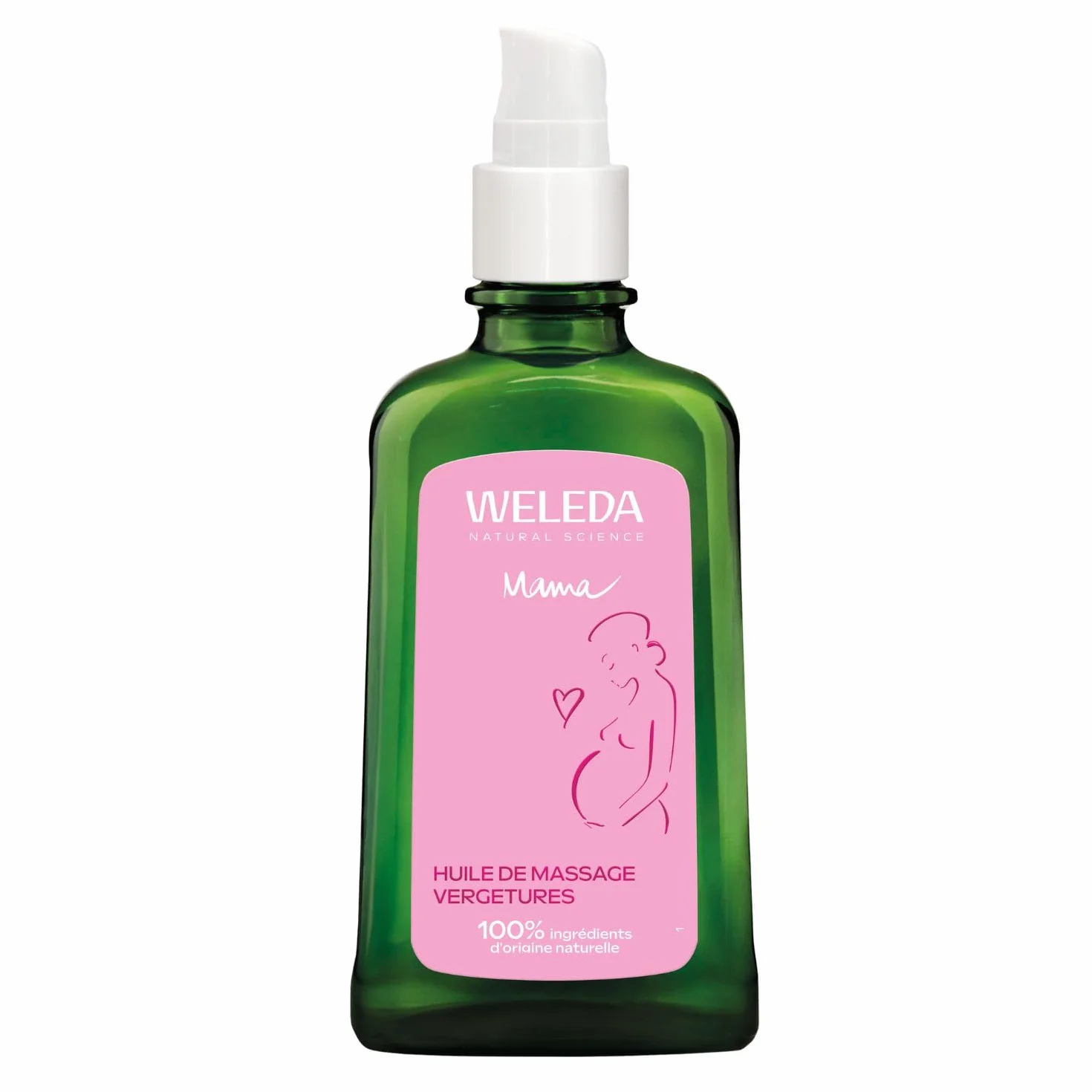 WELEDA Huile de Massage Vergetures 100 ml NATRUE Vegan