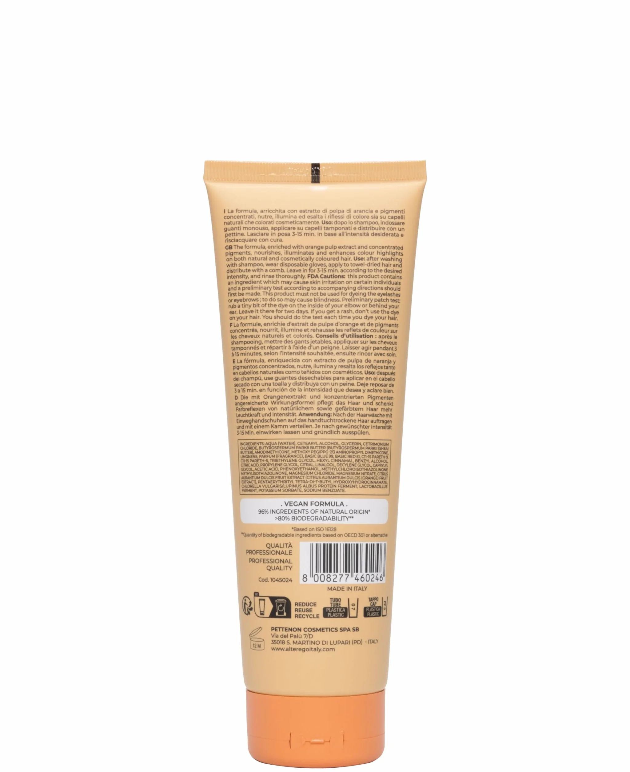 Alterego Passion Color Mask Ultra Violet 250ml - masque colorant nourissant