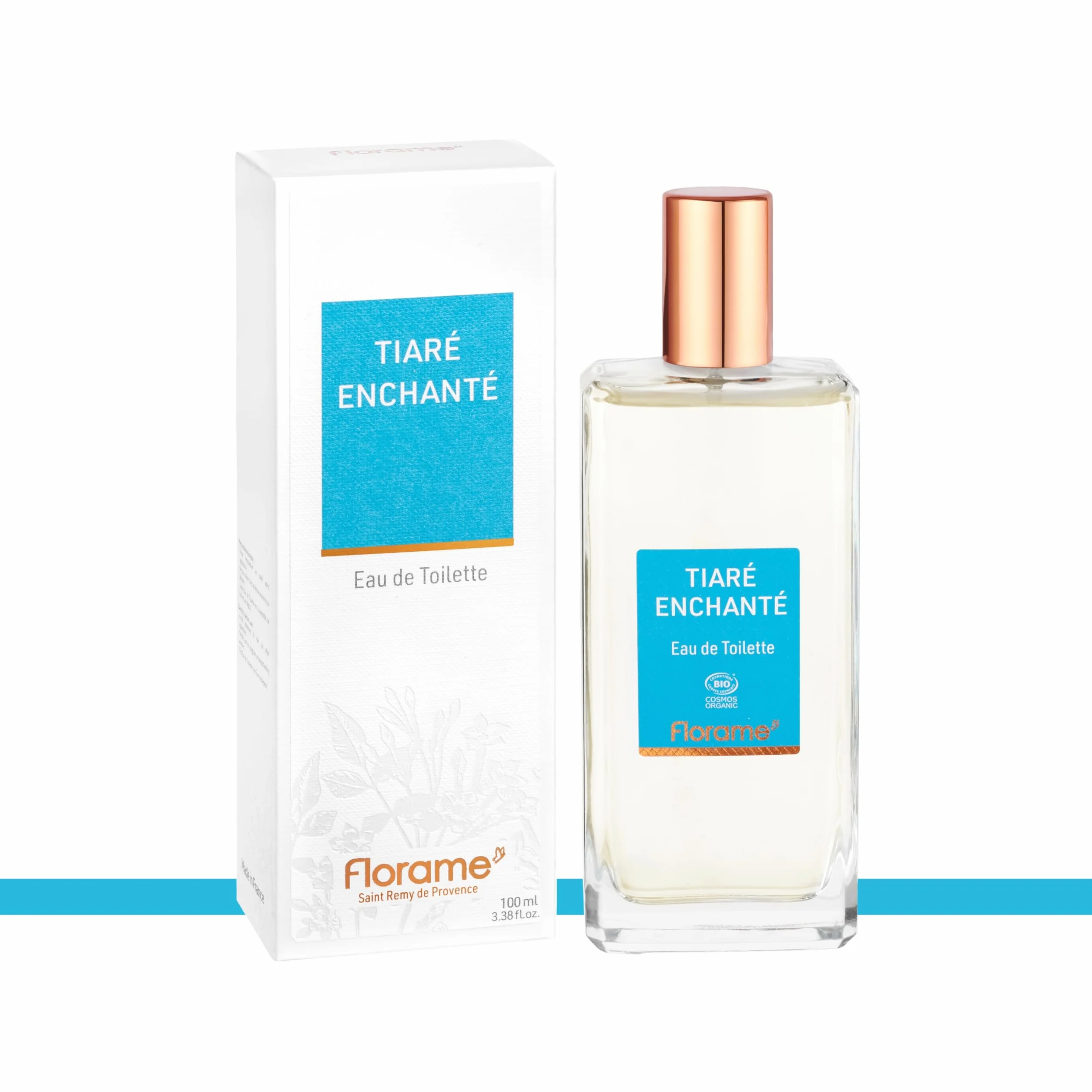 Florame Eau de Toilette Tiaré Enchanté 100 ml – Notes Florales Solaires – Tiaré, Vanille & Ambre – Fabriquée en France